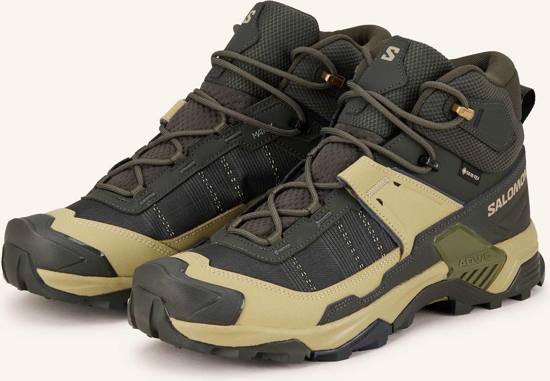 Salomon Wanderschuhe X Ultra 5 Mid Gtx grau