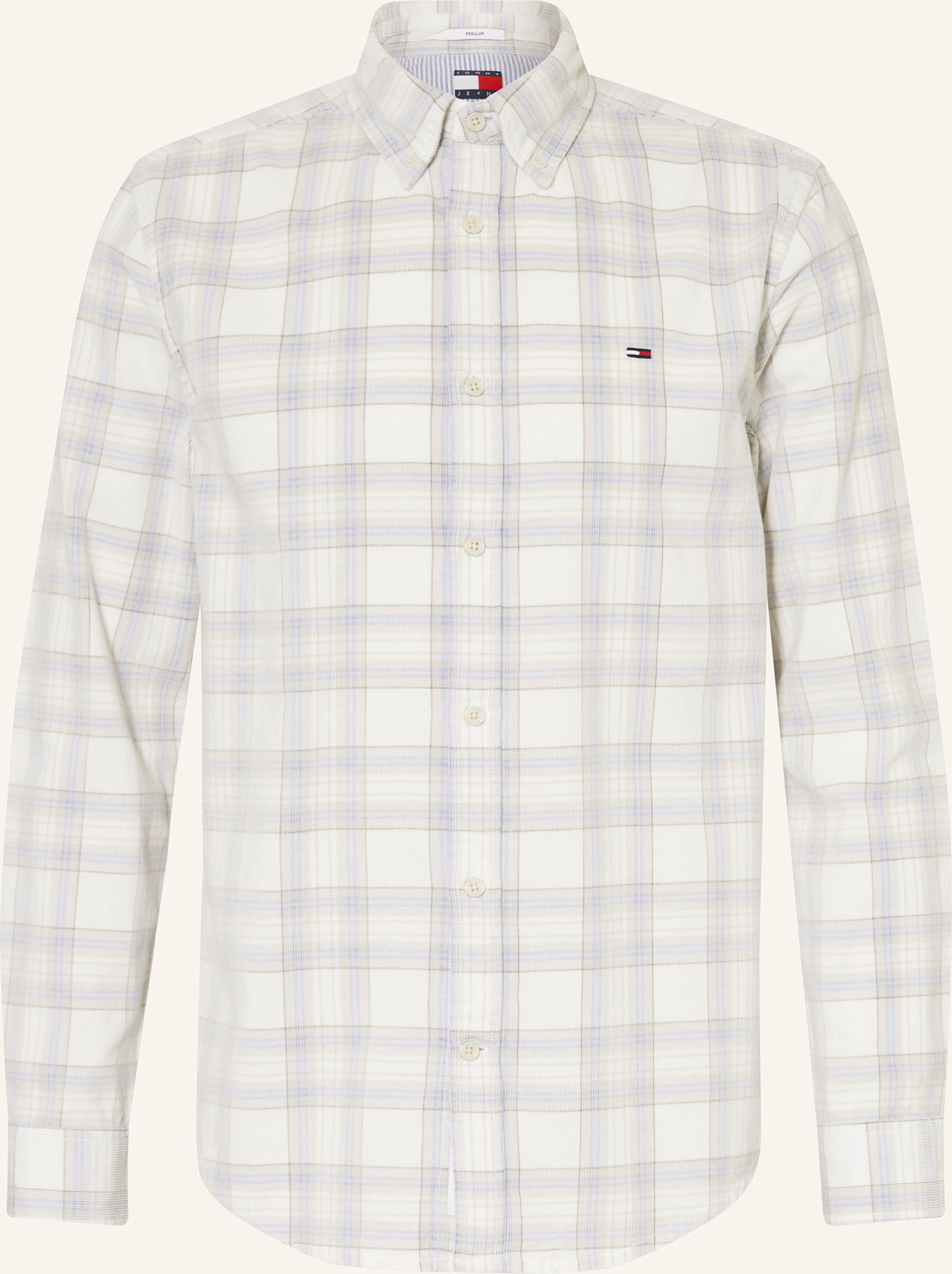 Tommy Jeans Cordhemd Regular Fit weiss