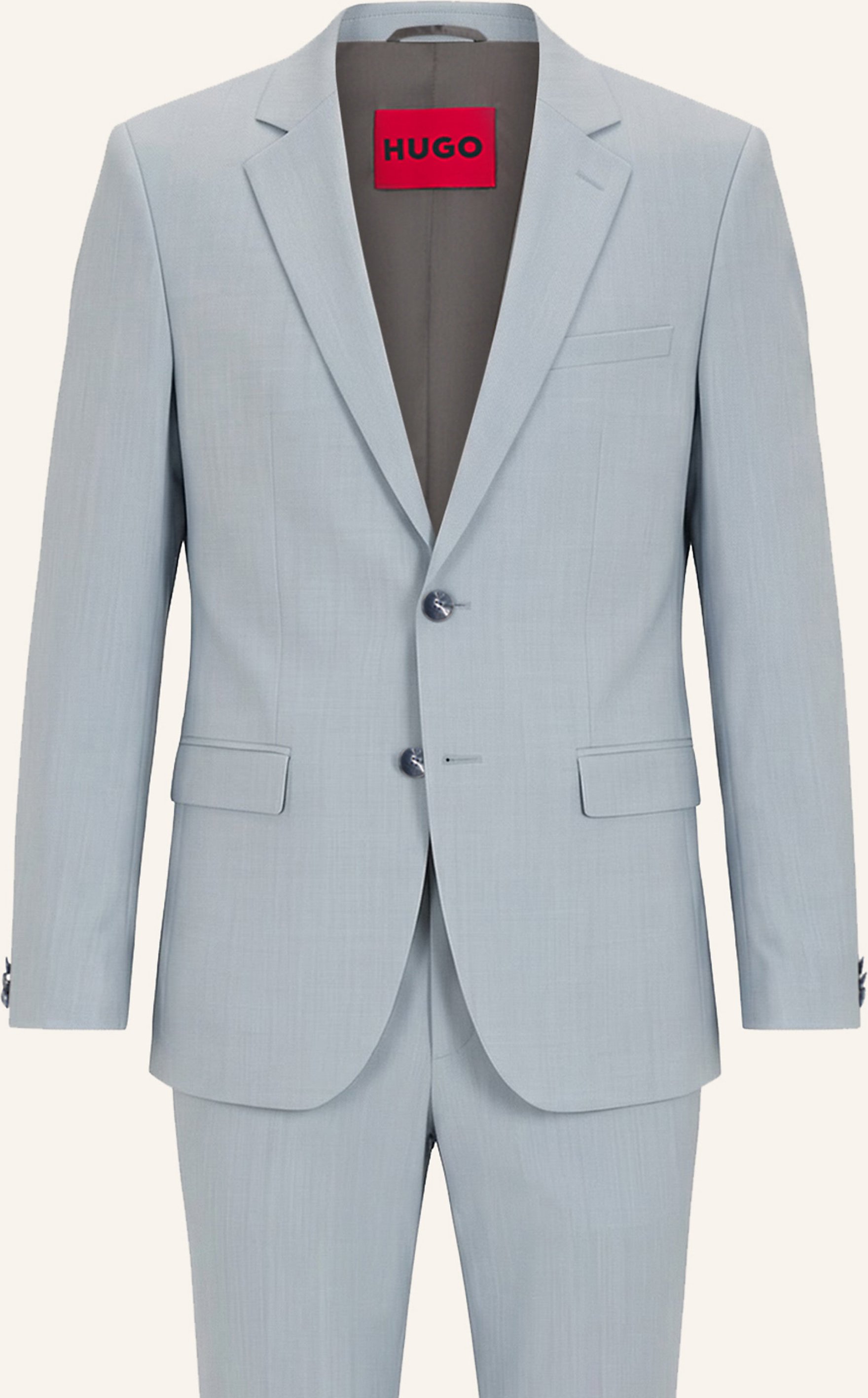 Hugo Business Anzug Arti-hesten253x Extra-Slim Fit blau