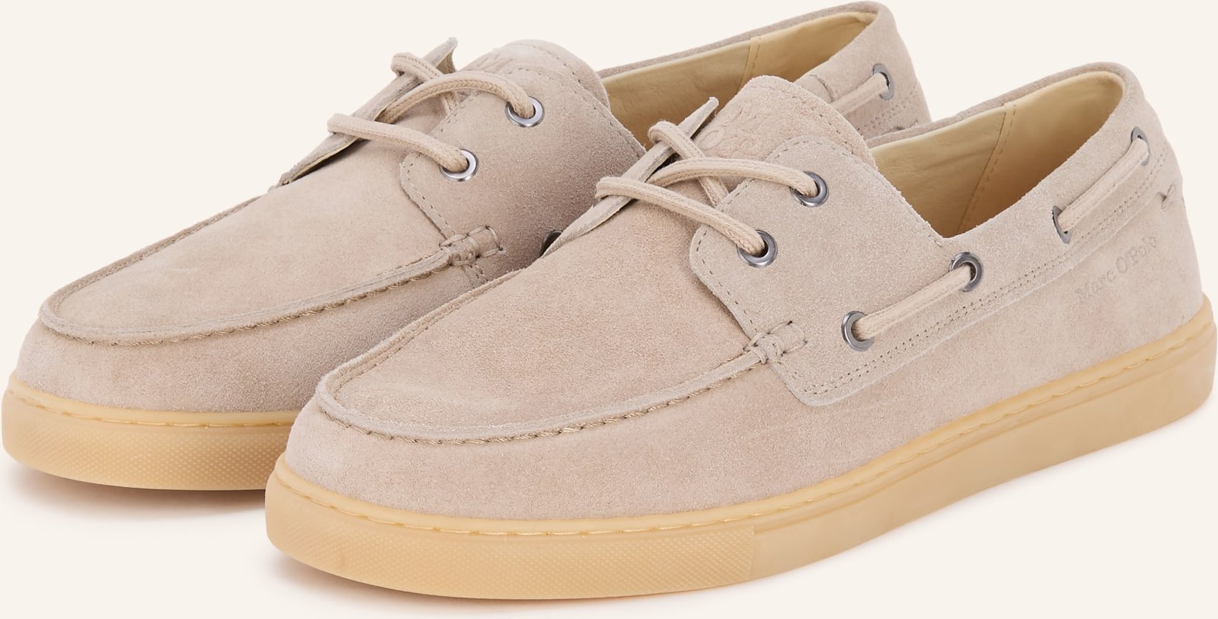 Marc O'polo Bootsschuhe Karo beige