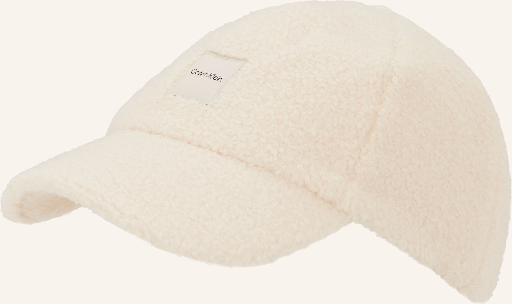Calvin Klein Bouclé-Cap beige