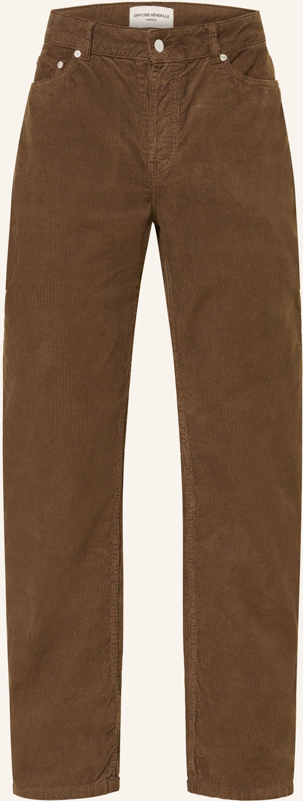 Thumbnail - Officine Générale Cordhose James Regular Fit braun