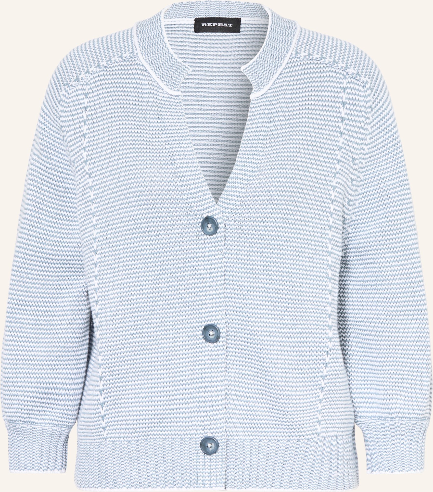 Repeat Strickjacke blau