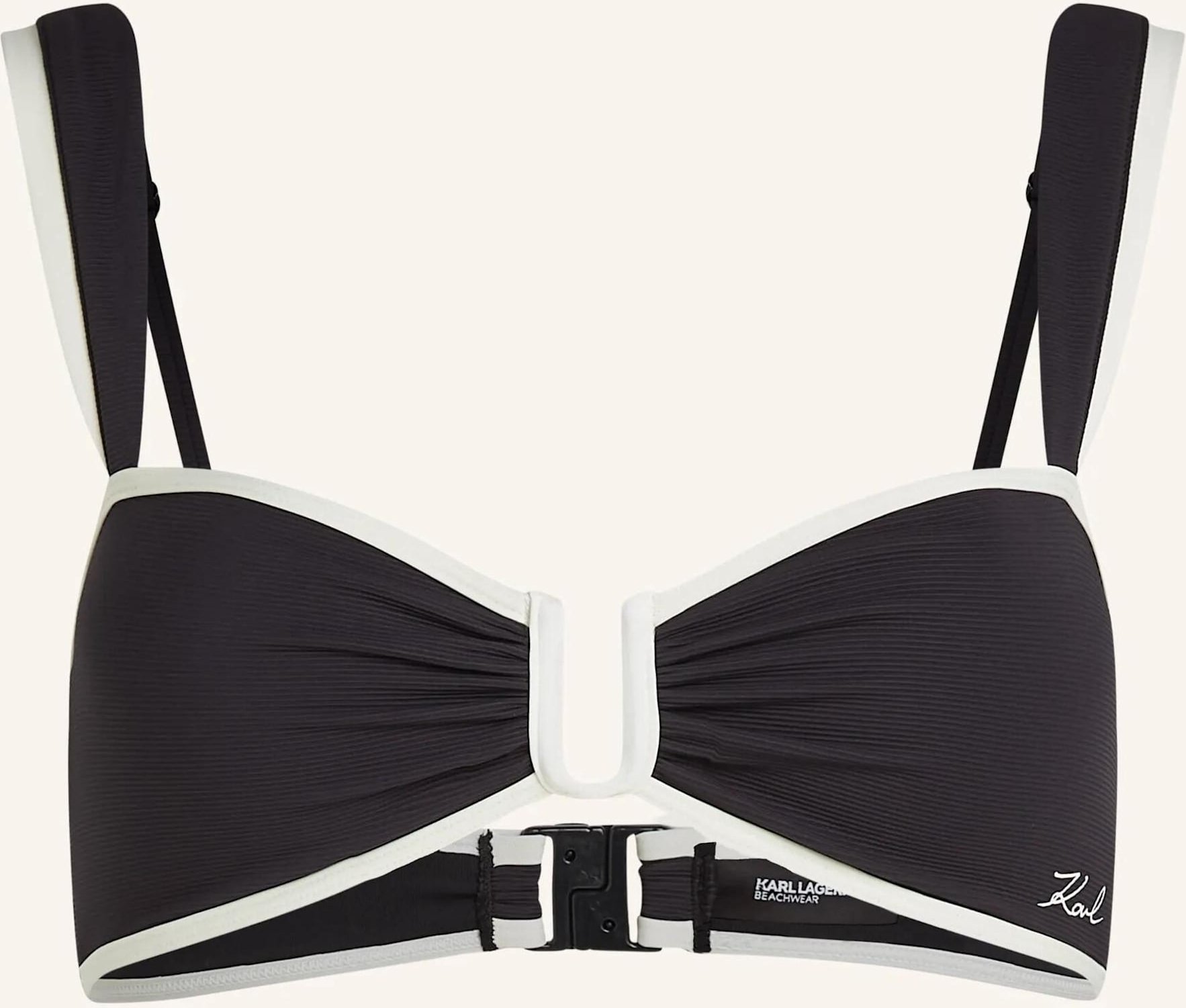 Karl Lagerfeld Bikini-Top schwarz