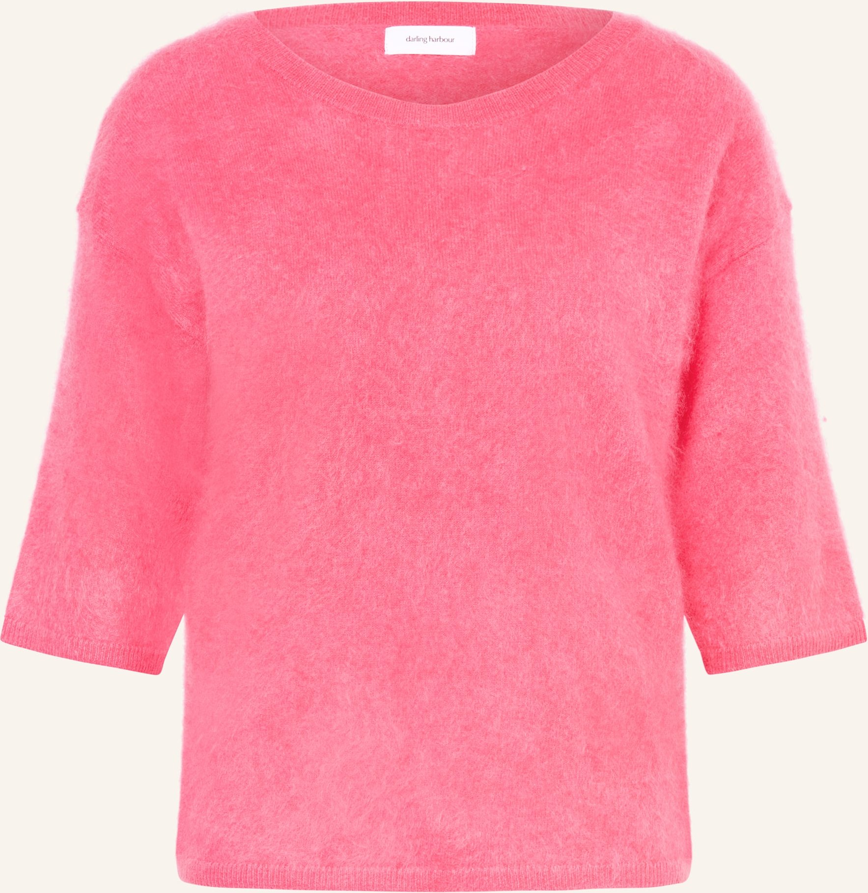 Darling Harbour Cashmere-Pullover Mit 3/4-Arm rot