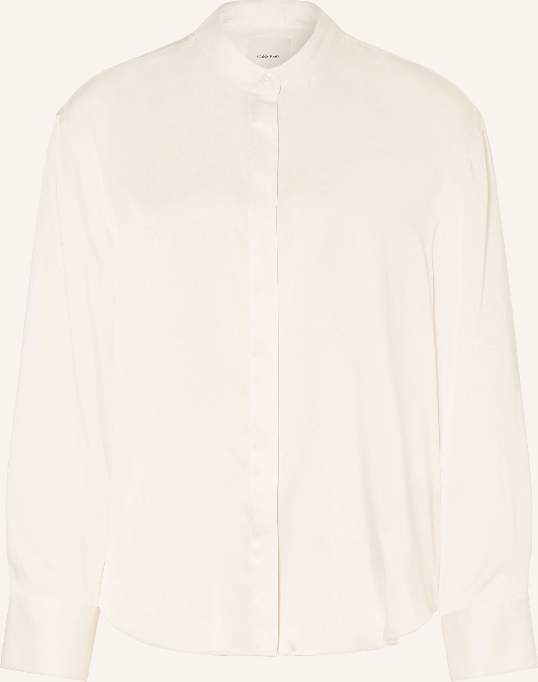 Calvin Klein Satinbluse weiss