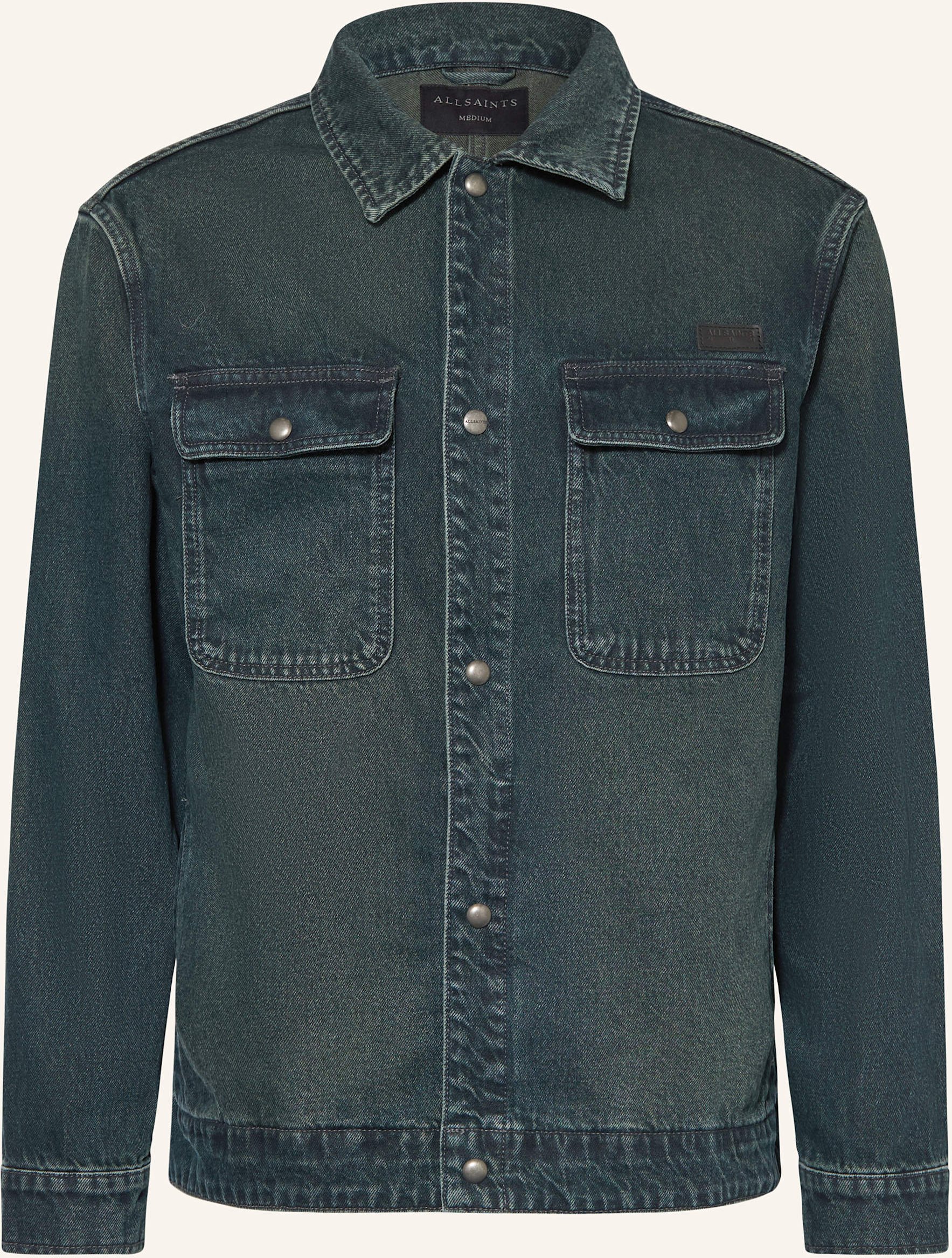 Allsaints Jeansjacke Castleford blau