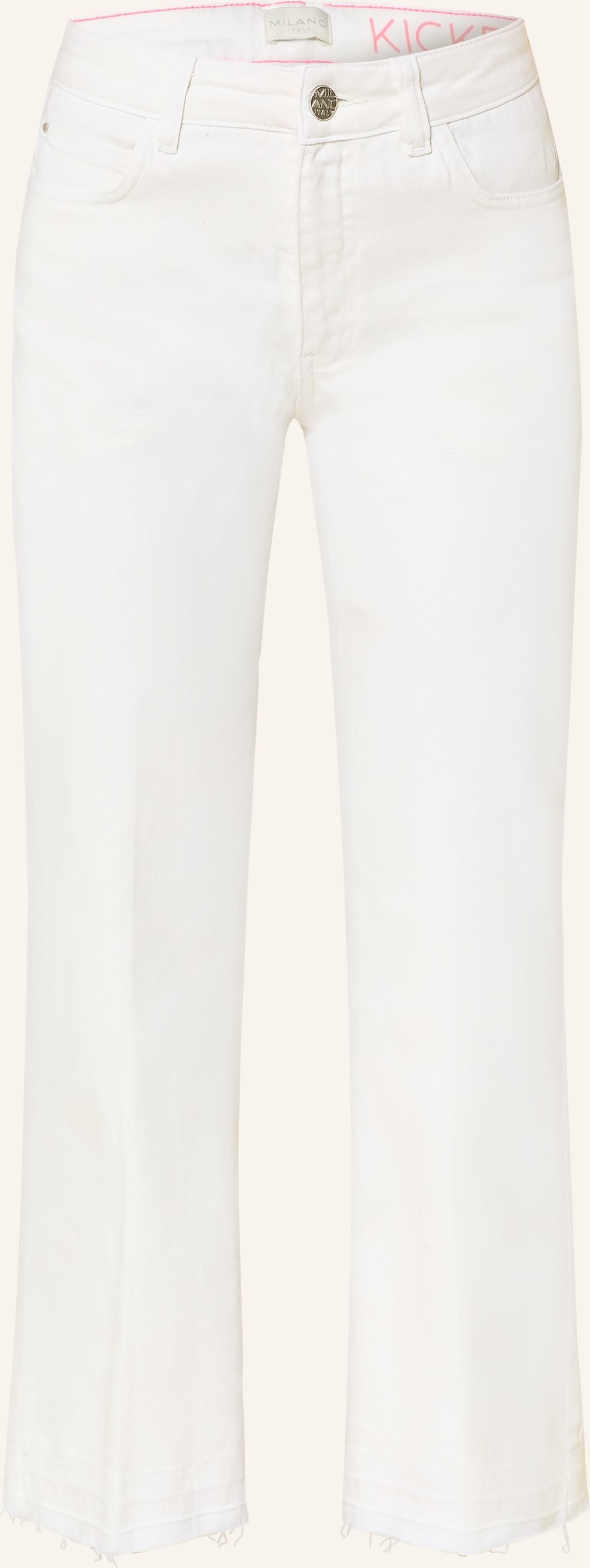 Milano Italy Bootcut Jeans weiss