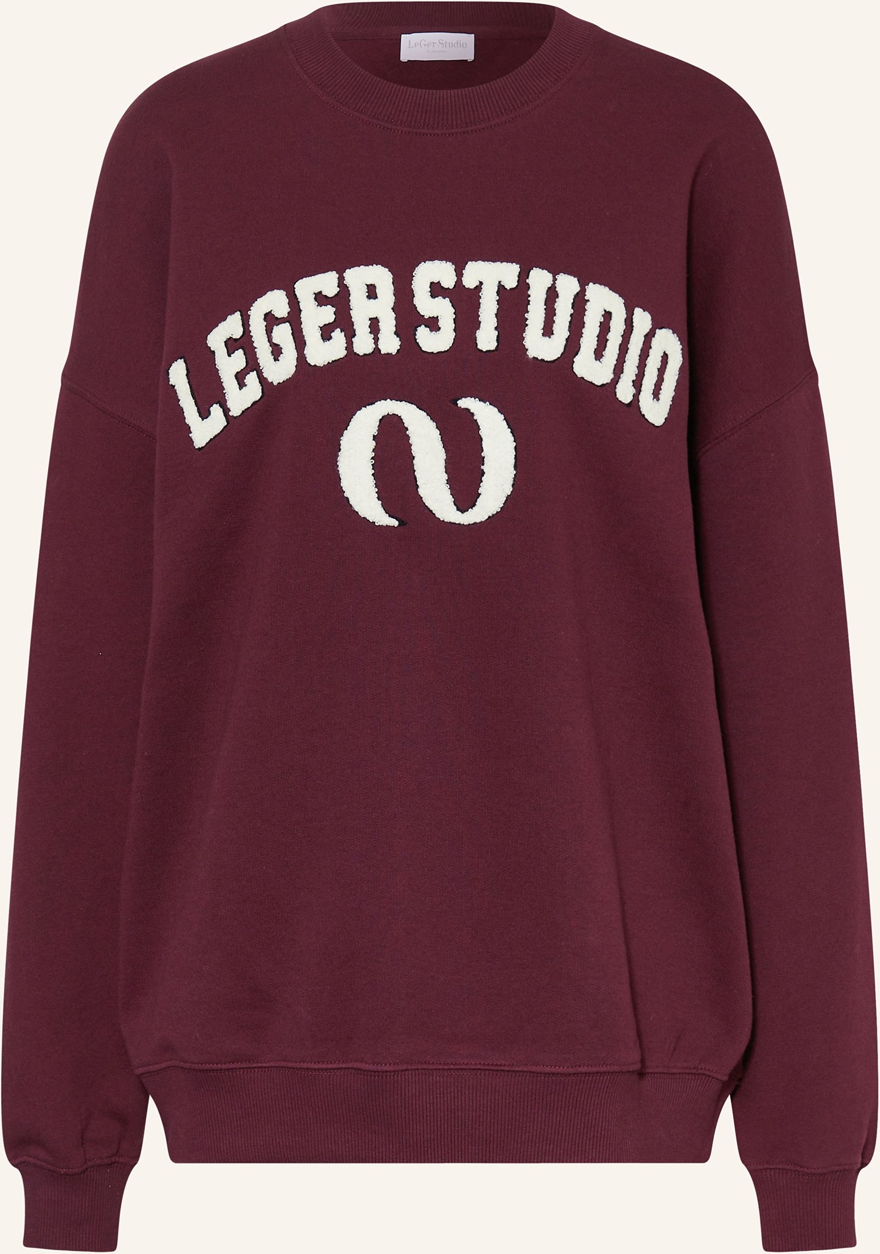 Leger Studio Oversized-Sweatshirt Isabelle rot