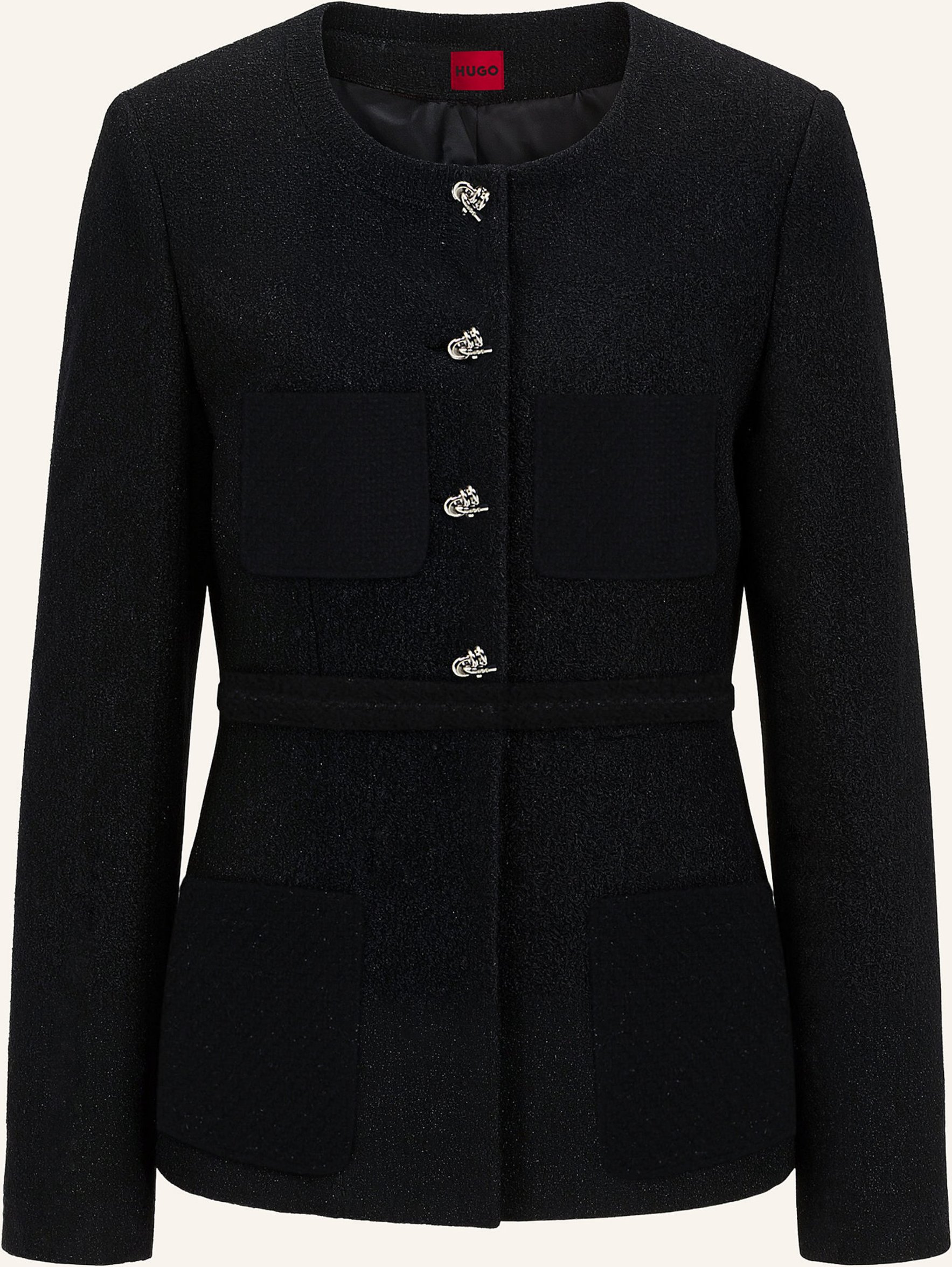 Hugo Blazer Afranzi Regular Fit schwarz