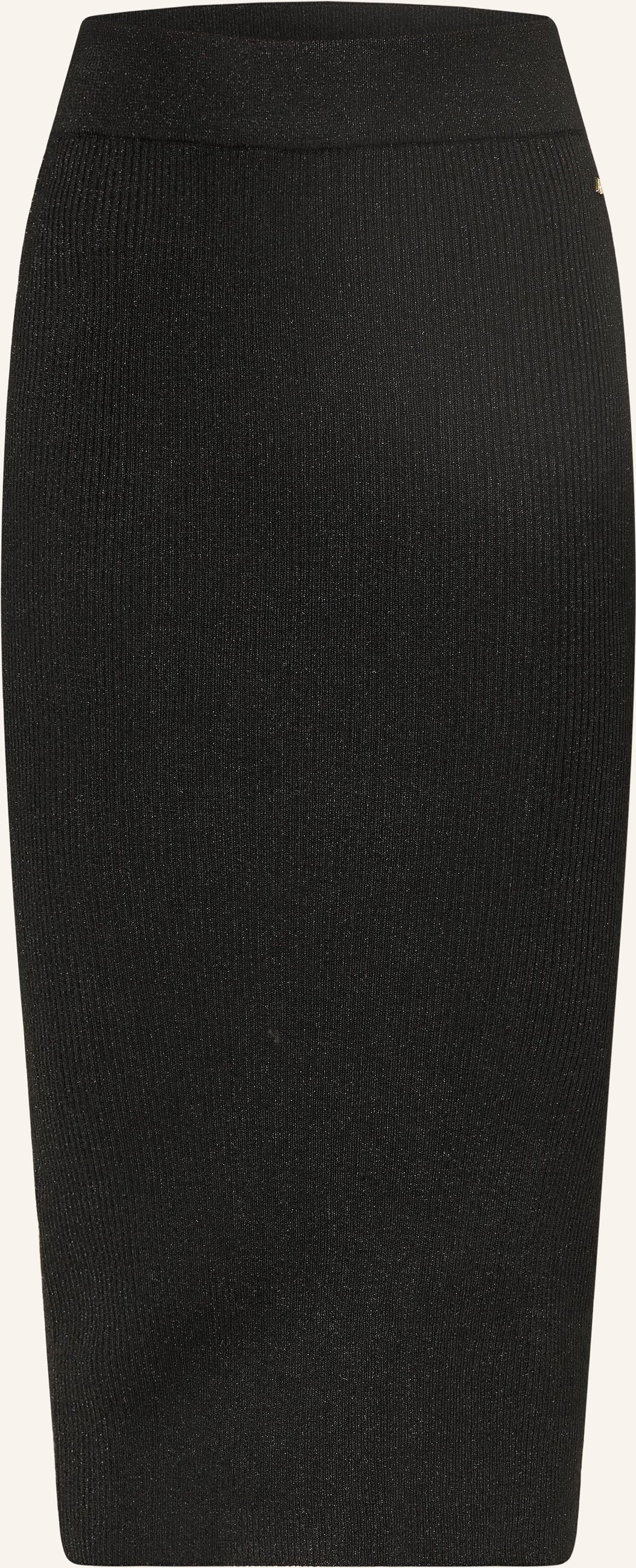 Armani Exchange Strickrock Mit Glitzgarn schwarz