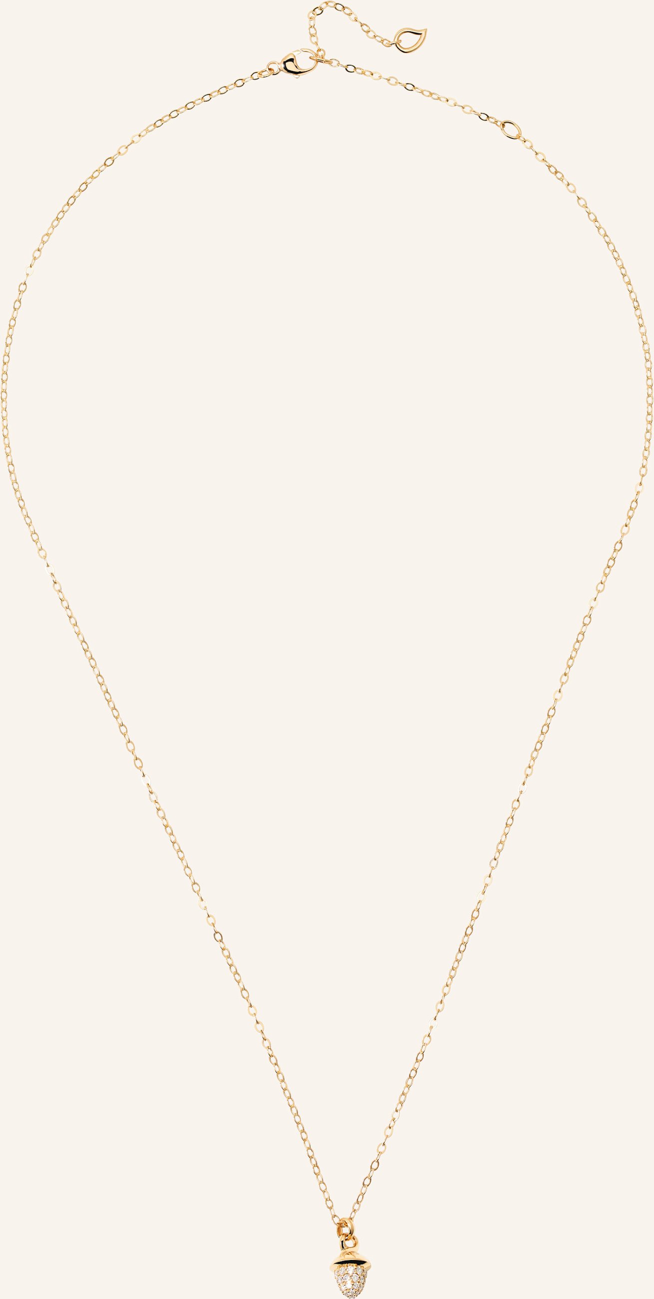 Tamara Comolli Halskette Necklace 'Mymikado' With Diamond Pavé Aus 18 Karat Gelbgold Mit Diamant Pavé gold