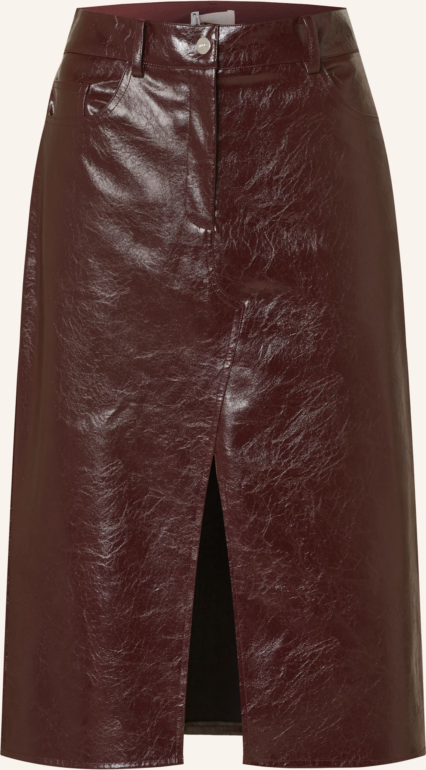 Liu Jo Rock In Lederoptik rot