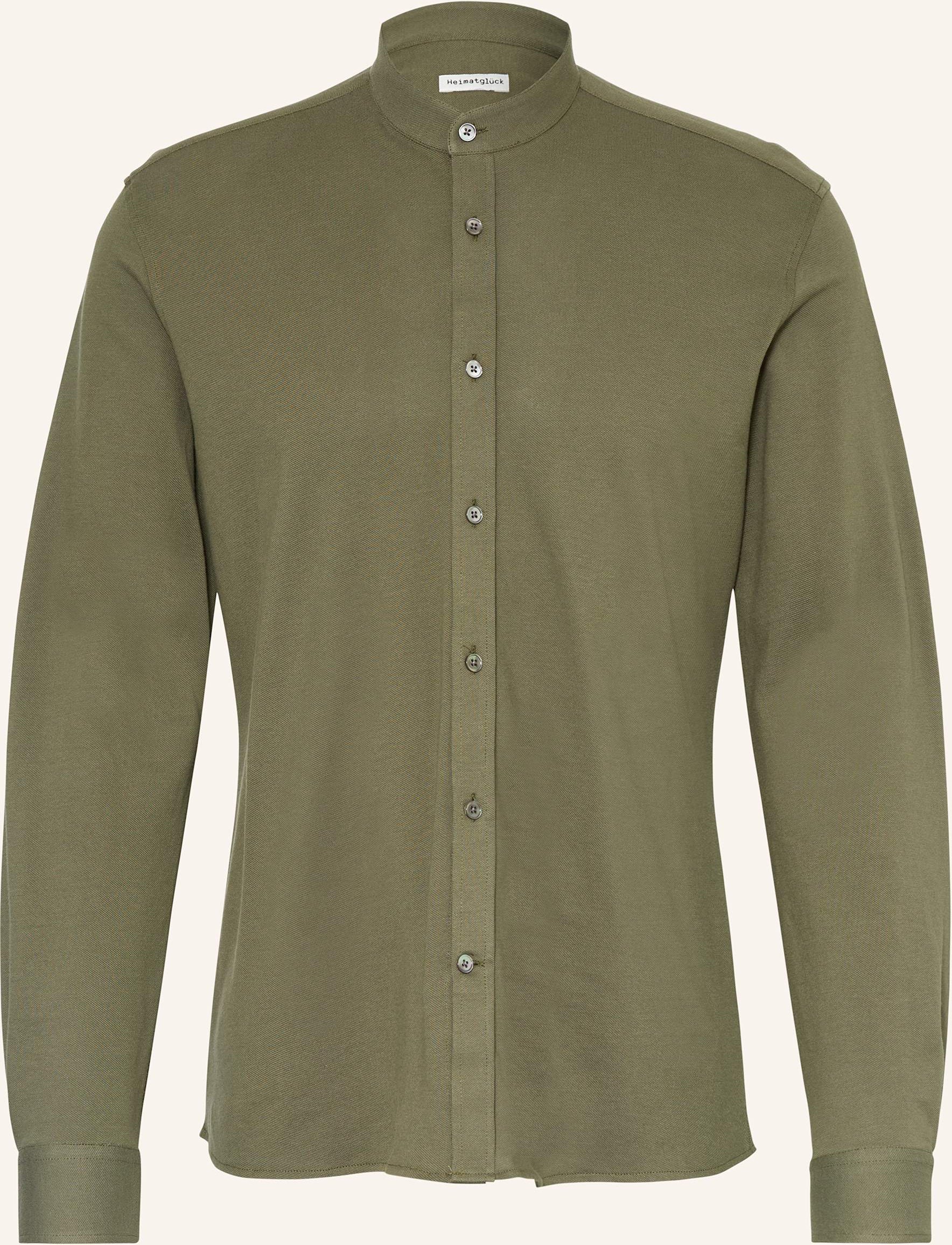 Heimatglück Tracht Trachtenhemd Luis Comfort Fit gruen