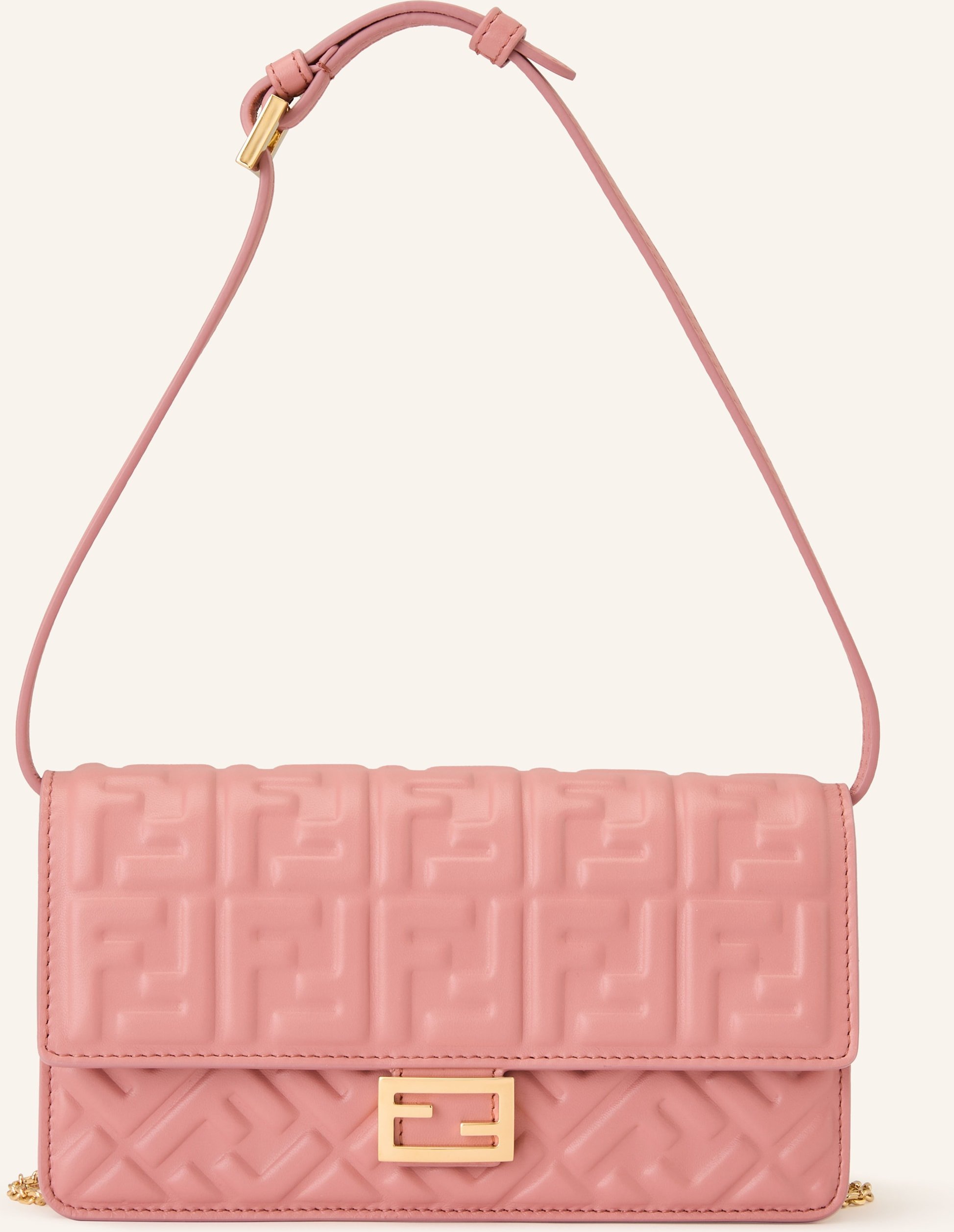Fendi Geldbörse Baguette Zum Umhängen rosa
