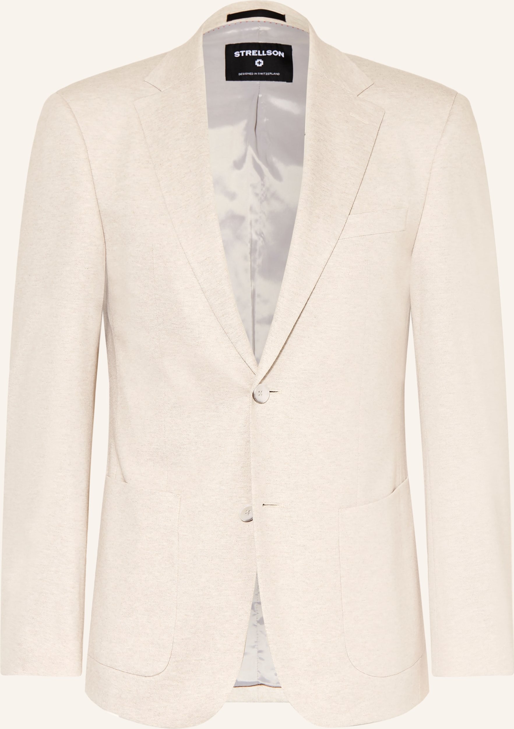 Strellson Anzugsakko Arndt Slim Fit Aus Jersey beige