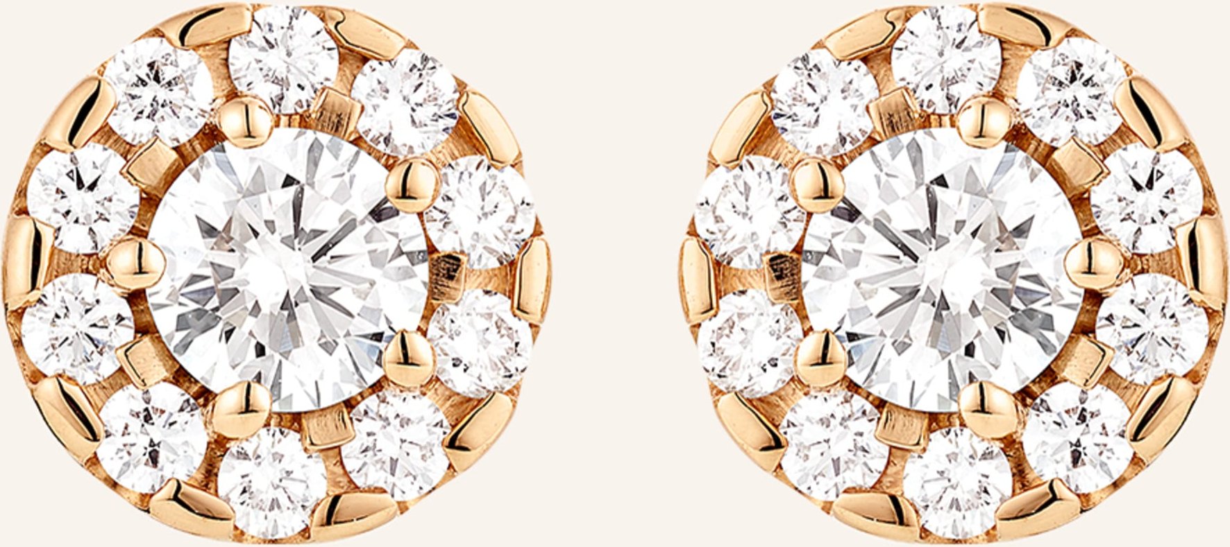 Wempe By Kim Ohrringe Krone Xs rosegold