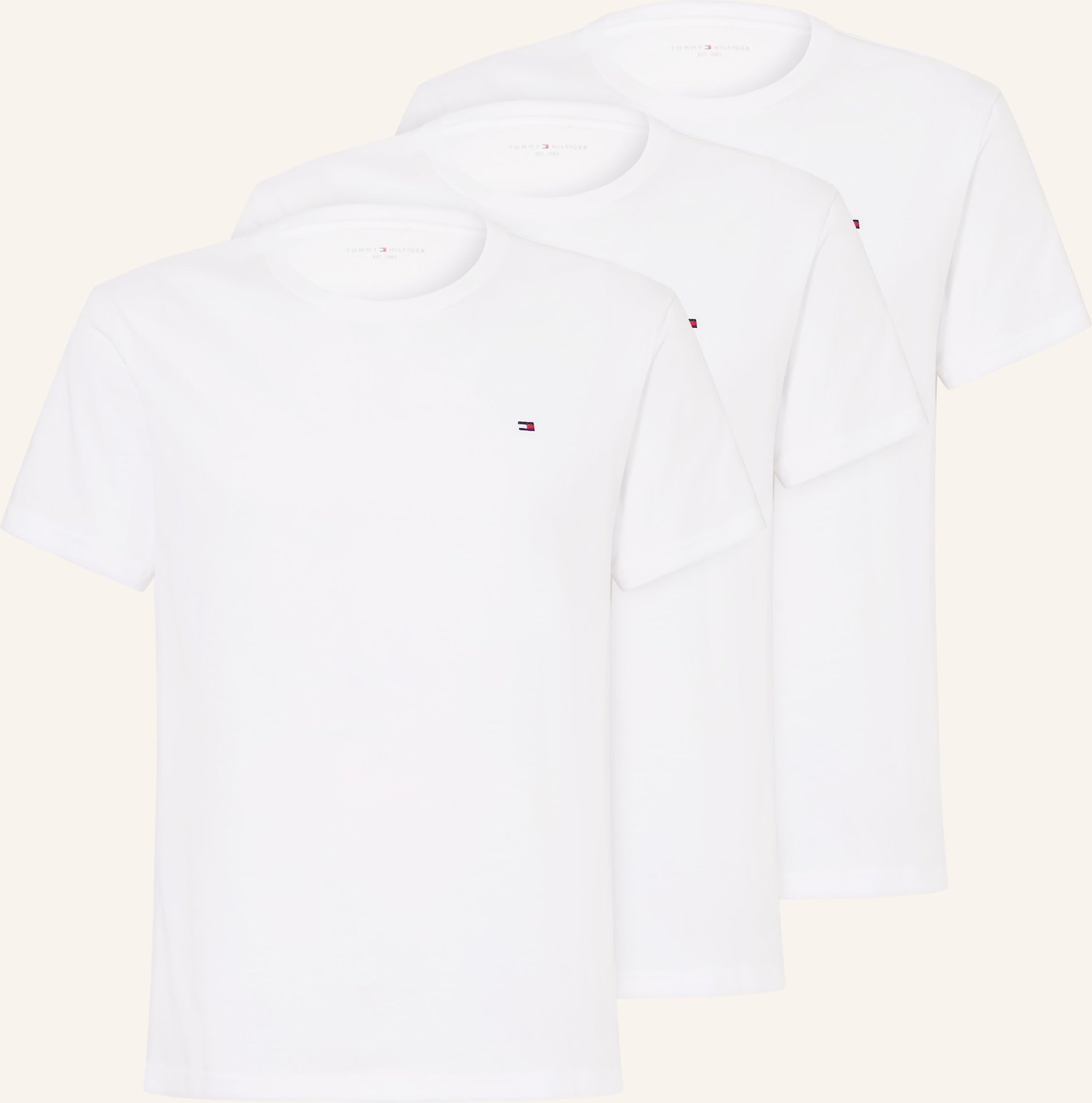 Tommy Hilfiger 3er-Pack T-Shirts weiss