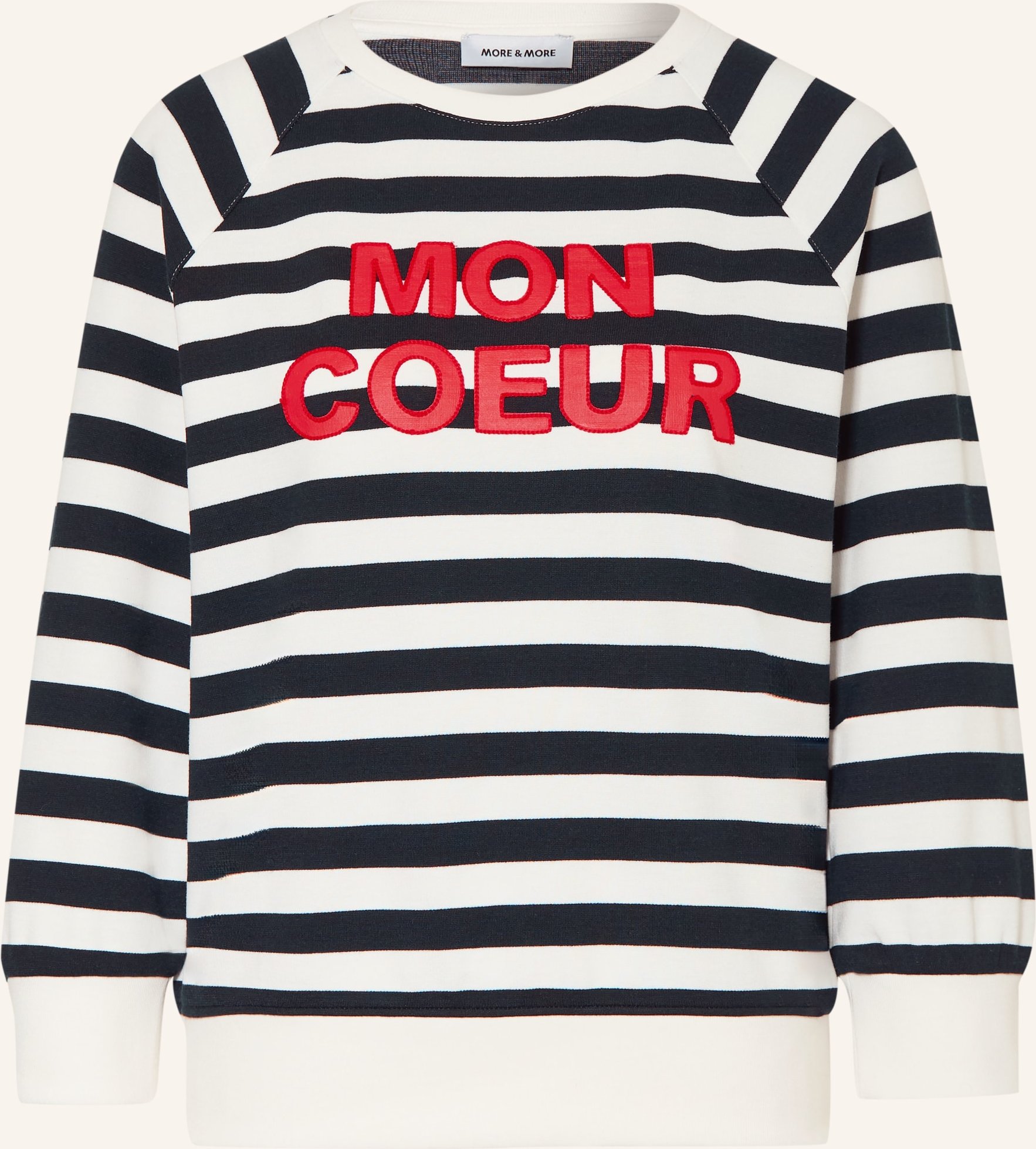 More & More Sweatshirt Mit 3/4-Arm blau