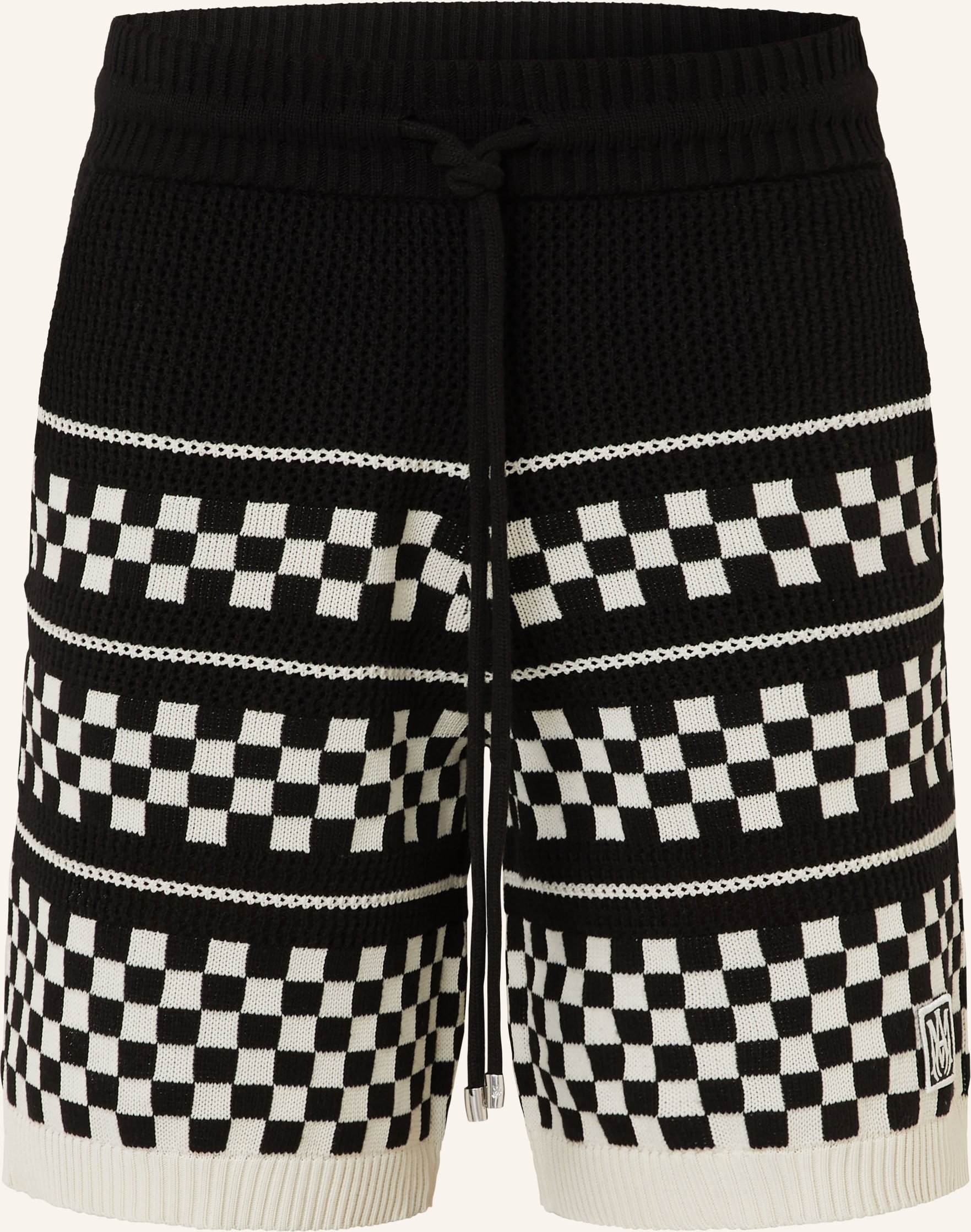 Amiri Strickshorts schwarz