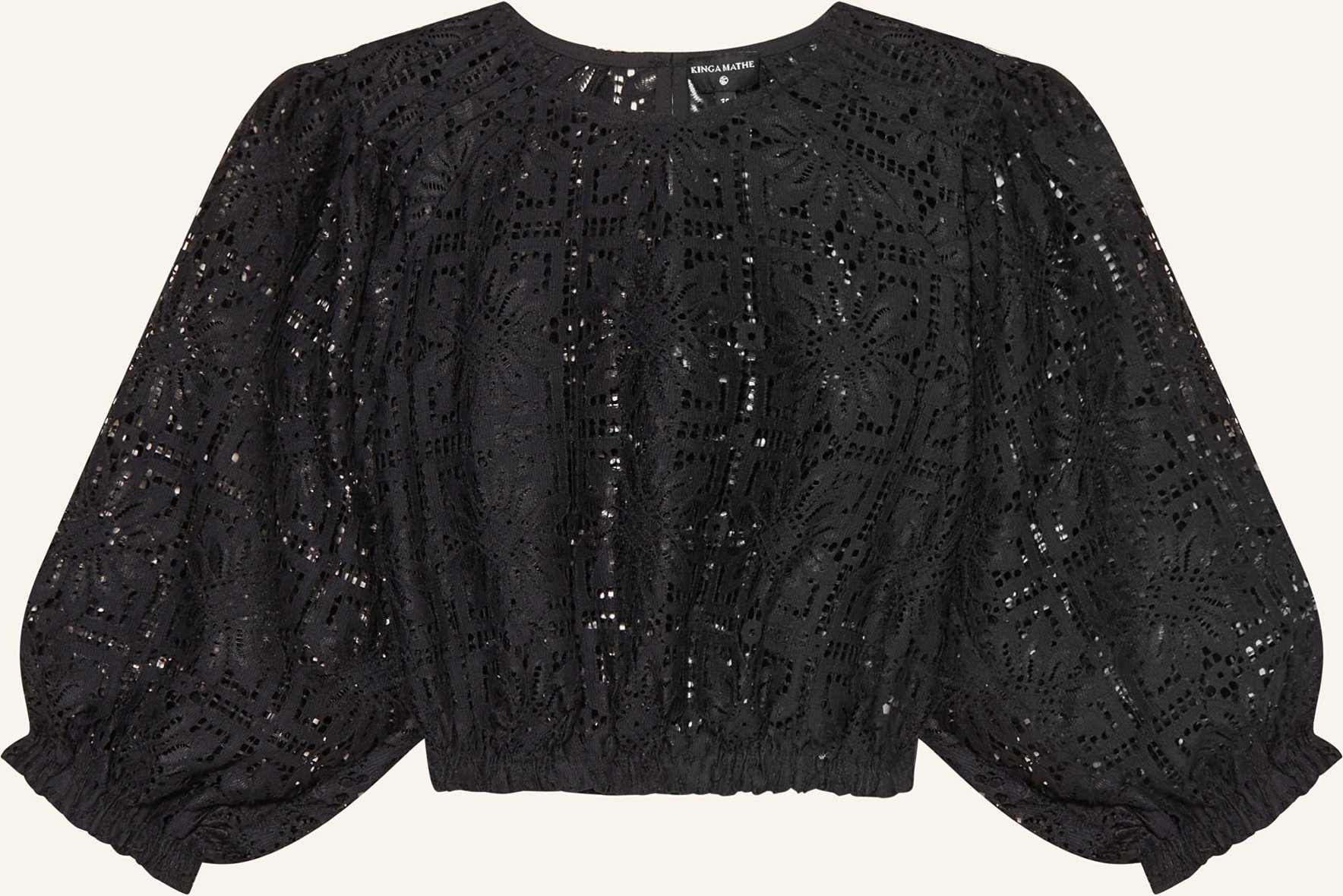 Thumbnail - Kinga Mathe Dirndlbluse Kinga Aus Spitze Mit 3/4-Arm schwarz