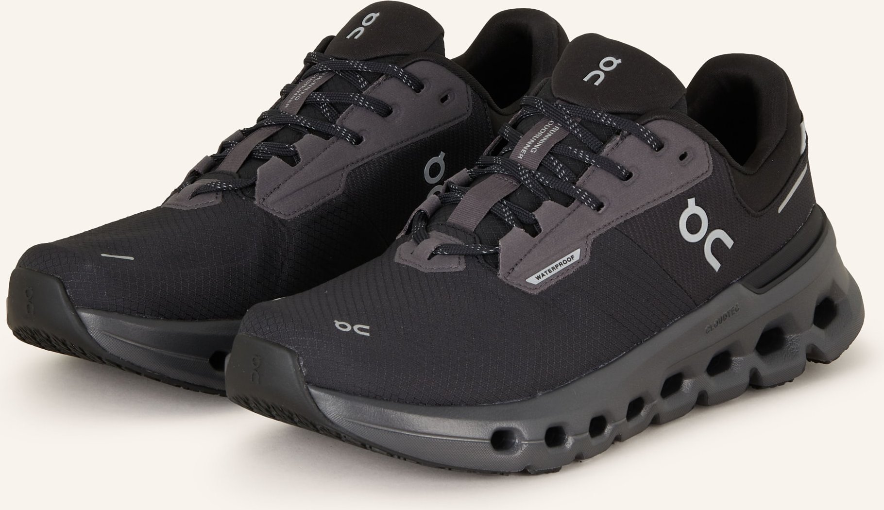 Thumbnail - On Laufschuhe Cloudrunner 2 Waterproof schwarz