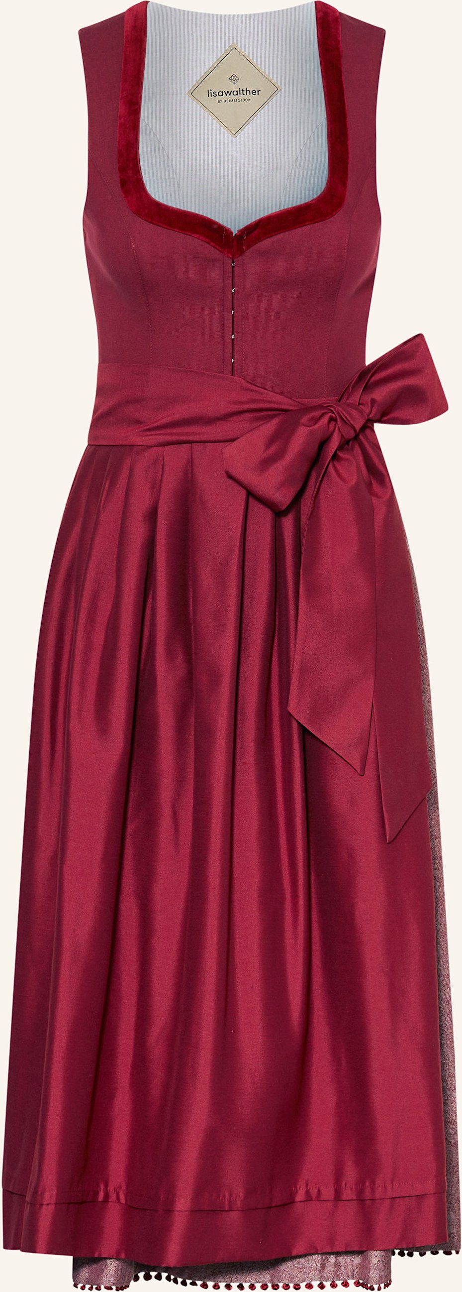 Heimatglück Tracht Dirndl Giulia rot