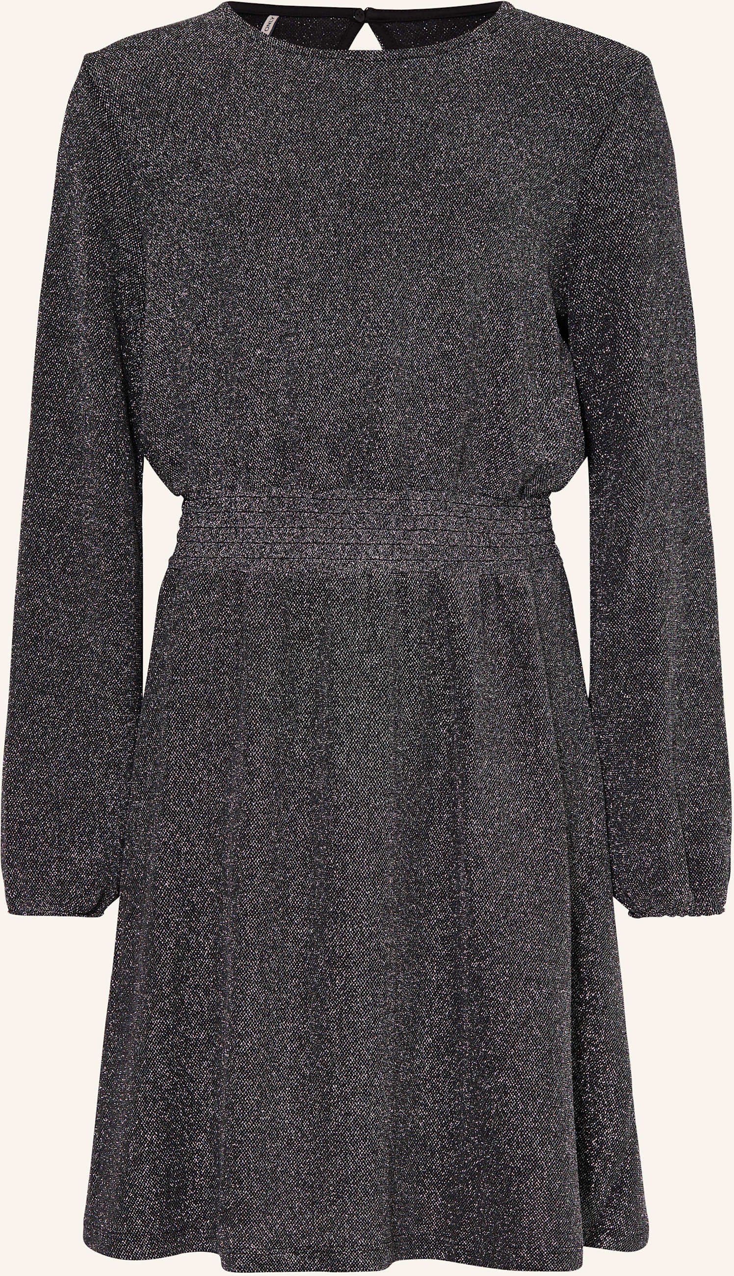 Only Kleid Mit Glitzergarn schwarz