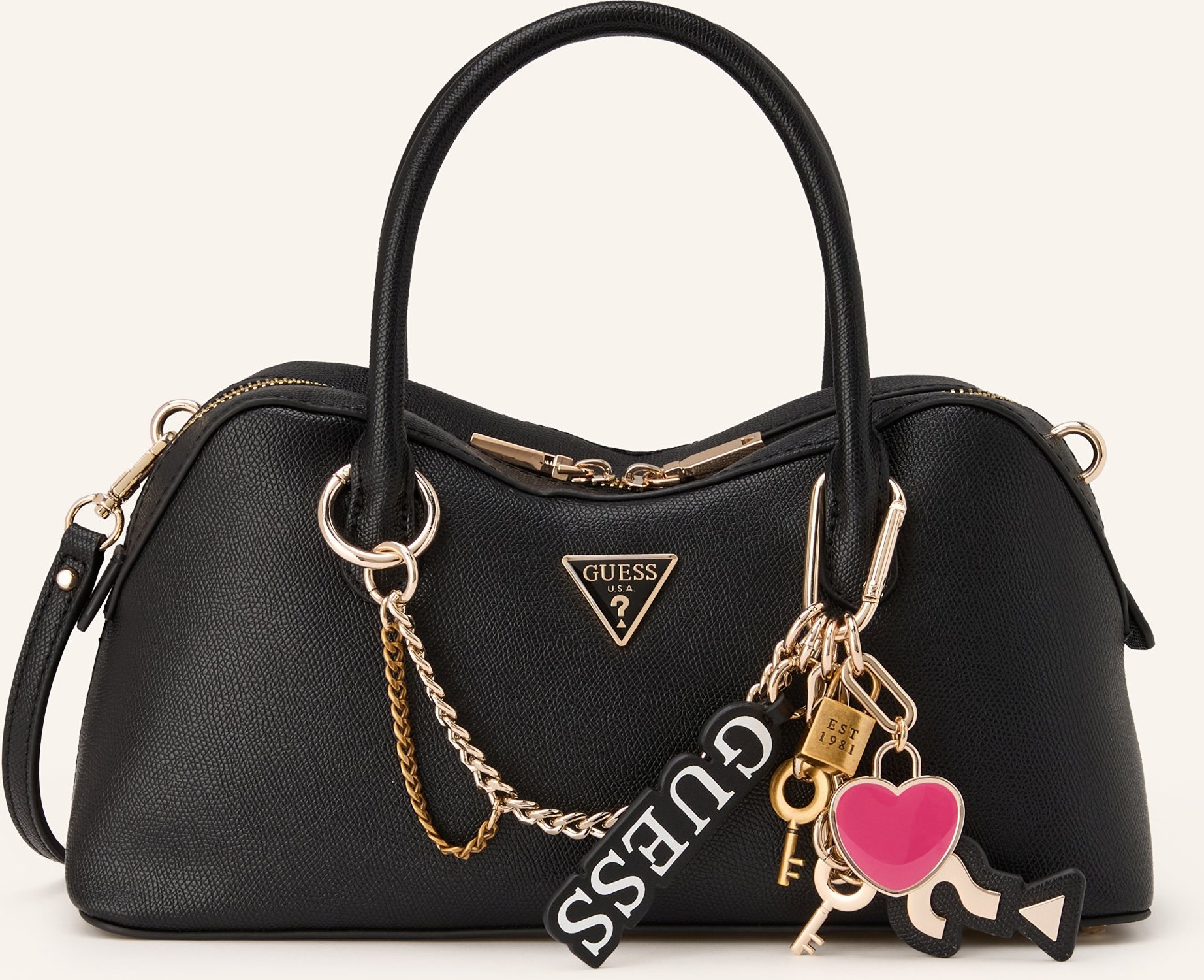 Guess Handtasche Davina schwarz
