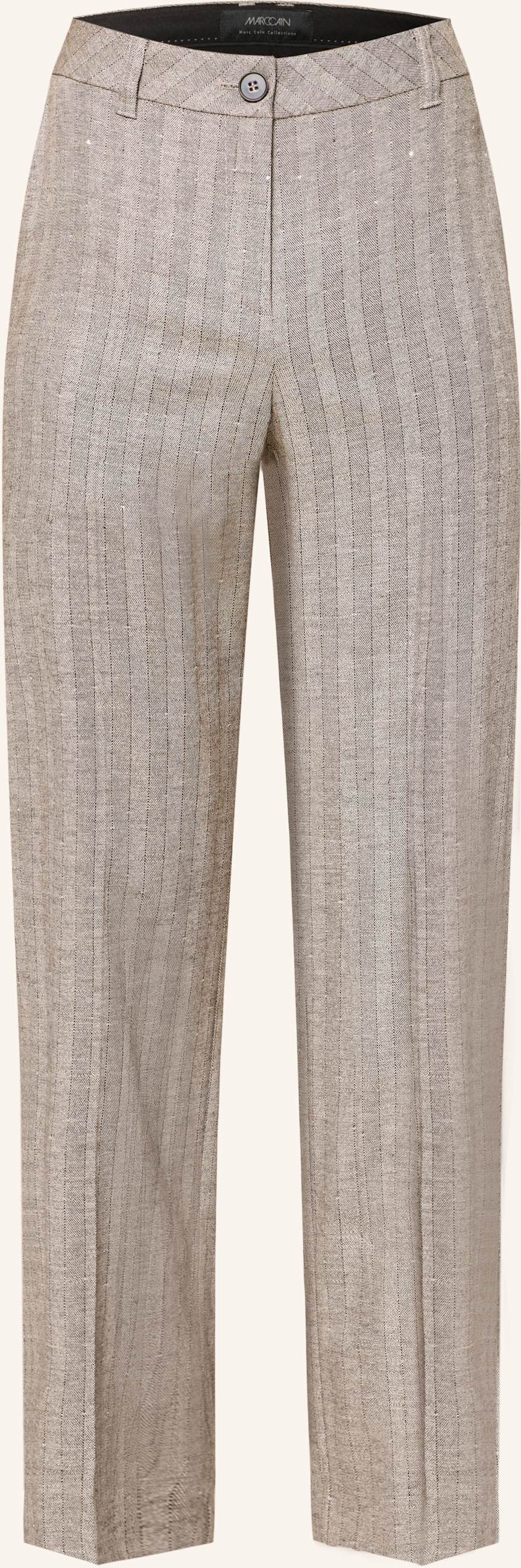 Thumbnail - Marc Cain Hose Fendou Mit Pailletten grau