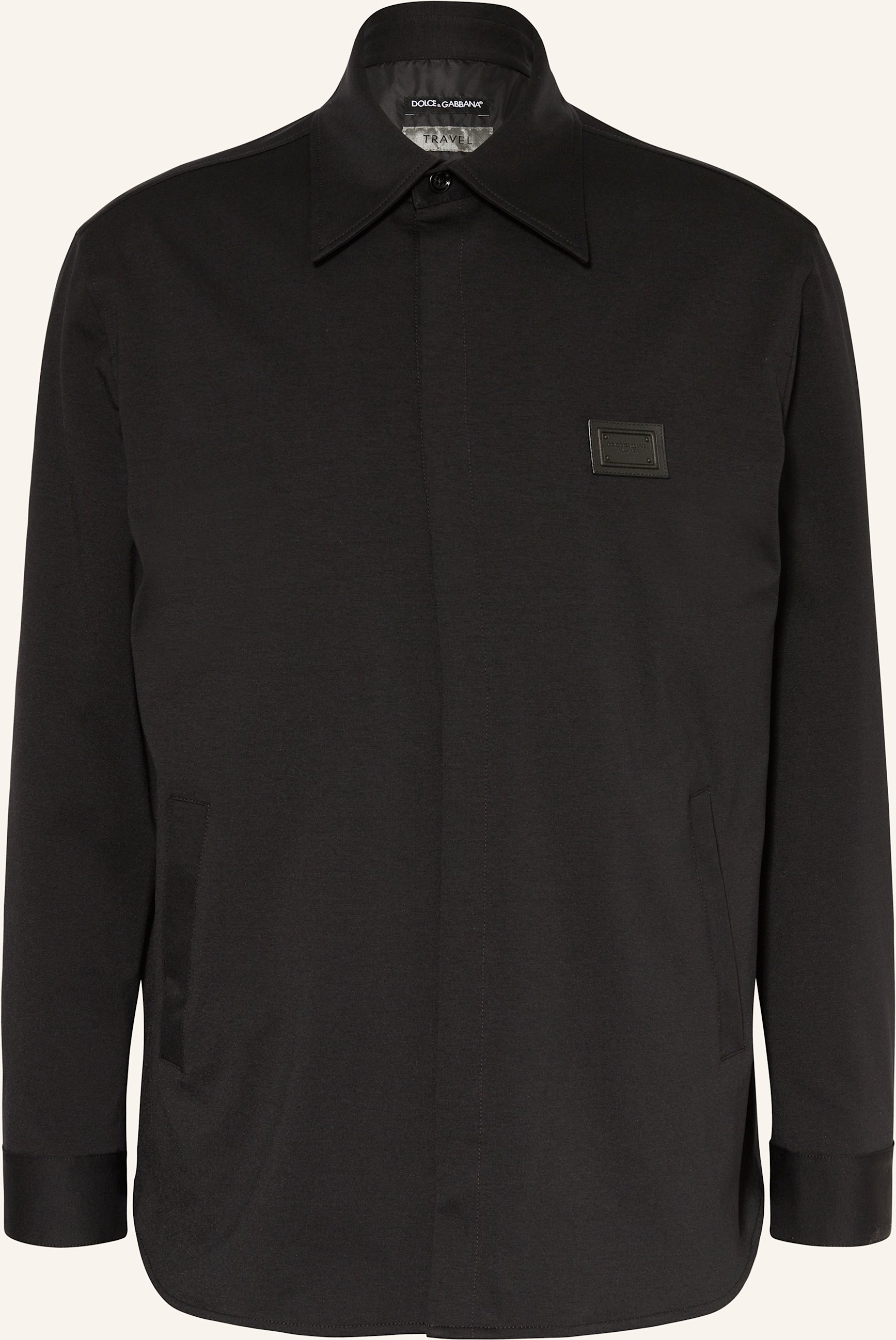 Dolce & Gabbana Jersey-Overjacket schwarz