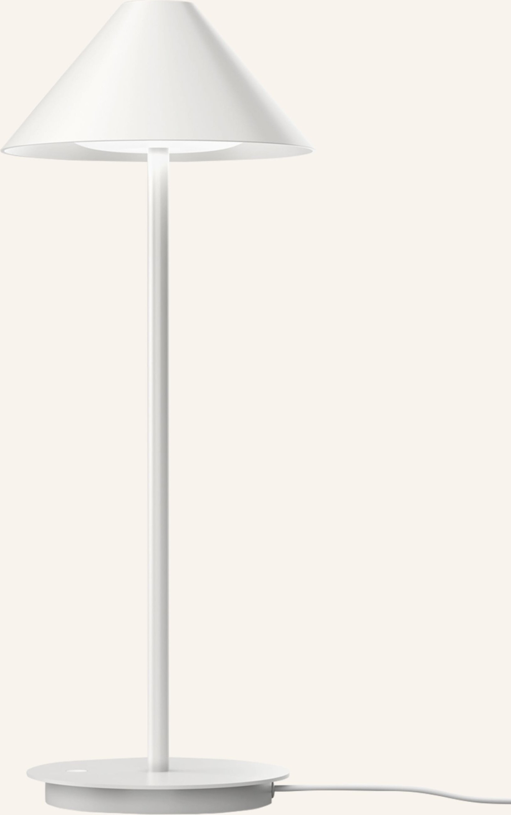 Louis Poulsen Tischleuchte Keglen weiss