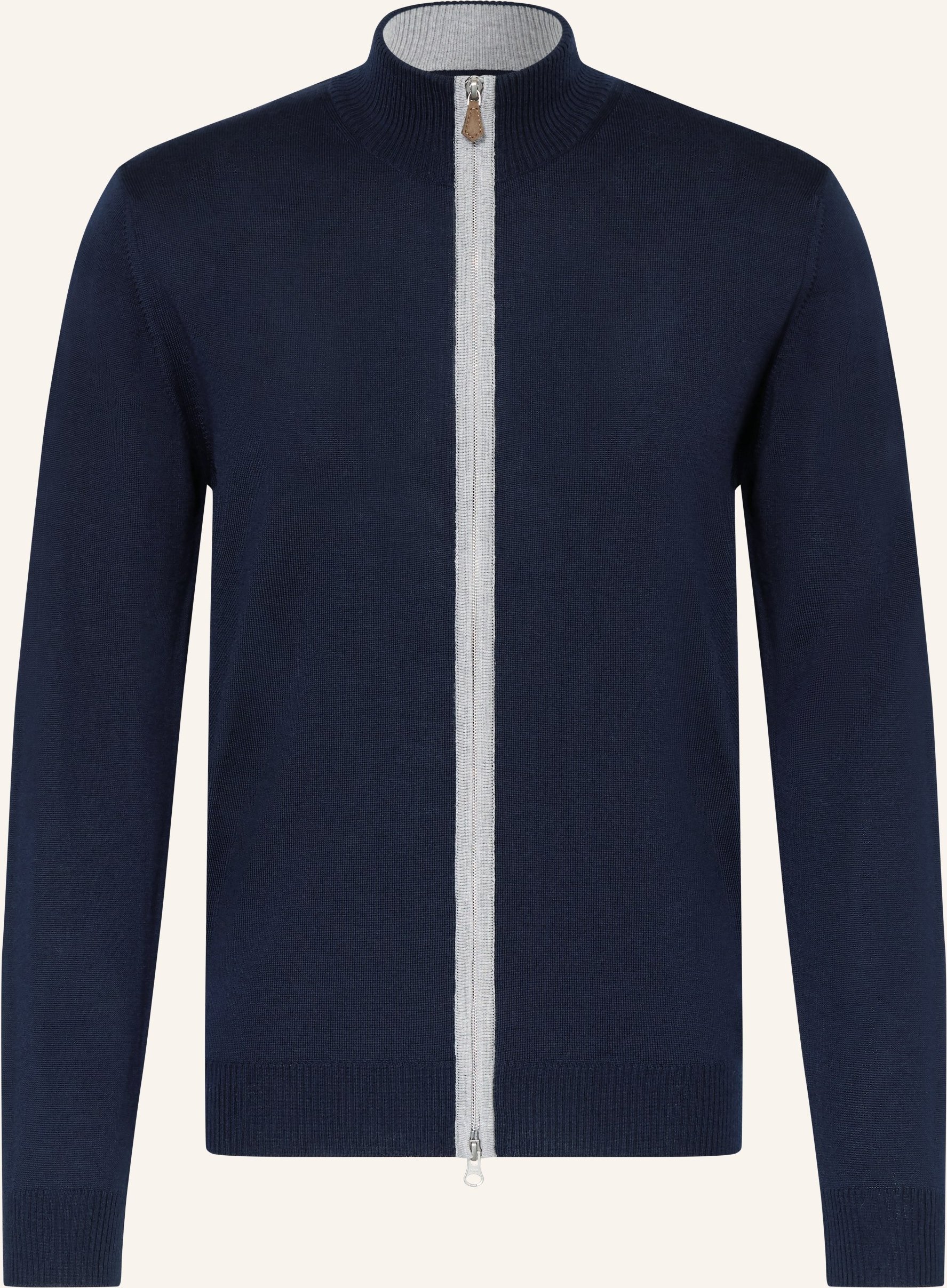 Stenströms Strickjacke Aus Merinowolle blau