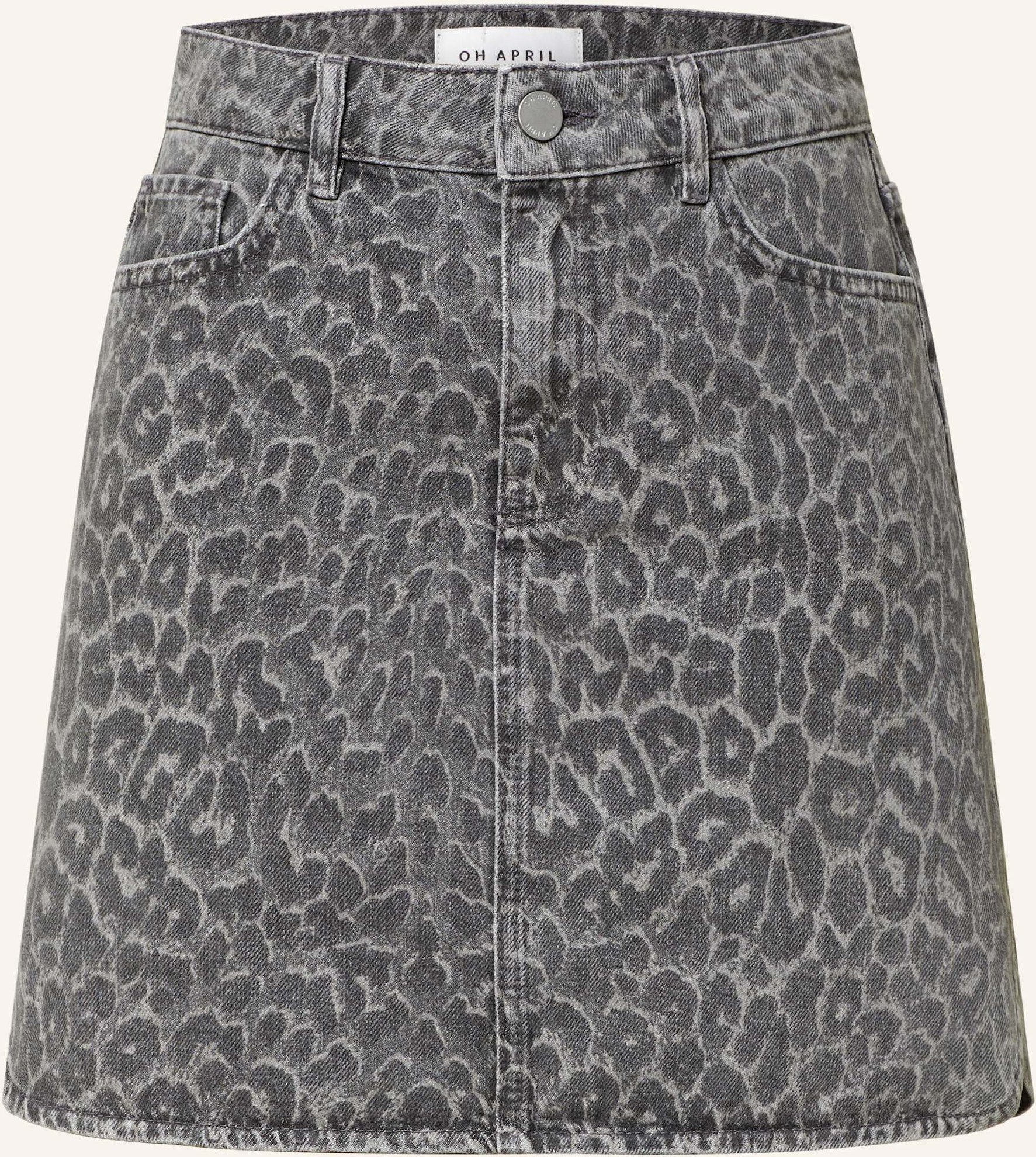 Oh April Jeansrock Milo grau