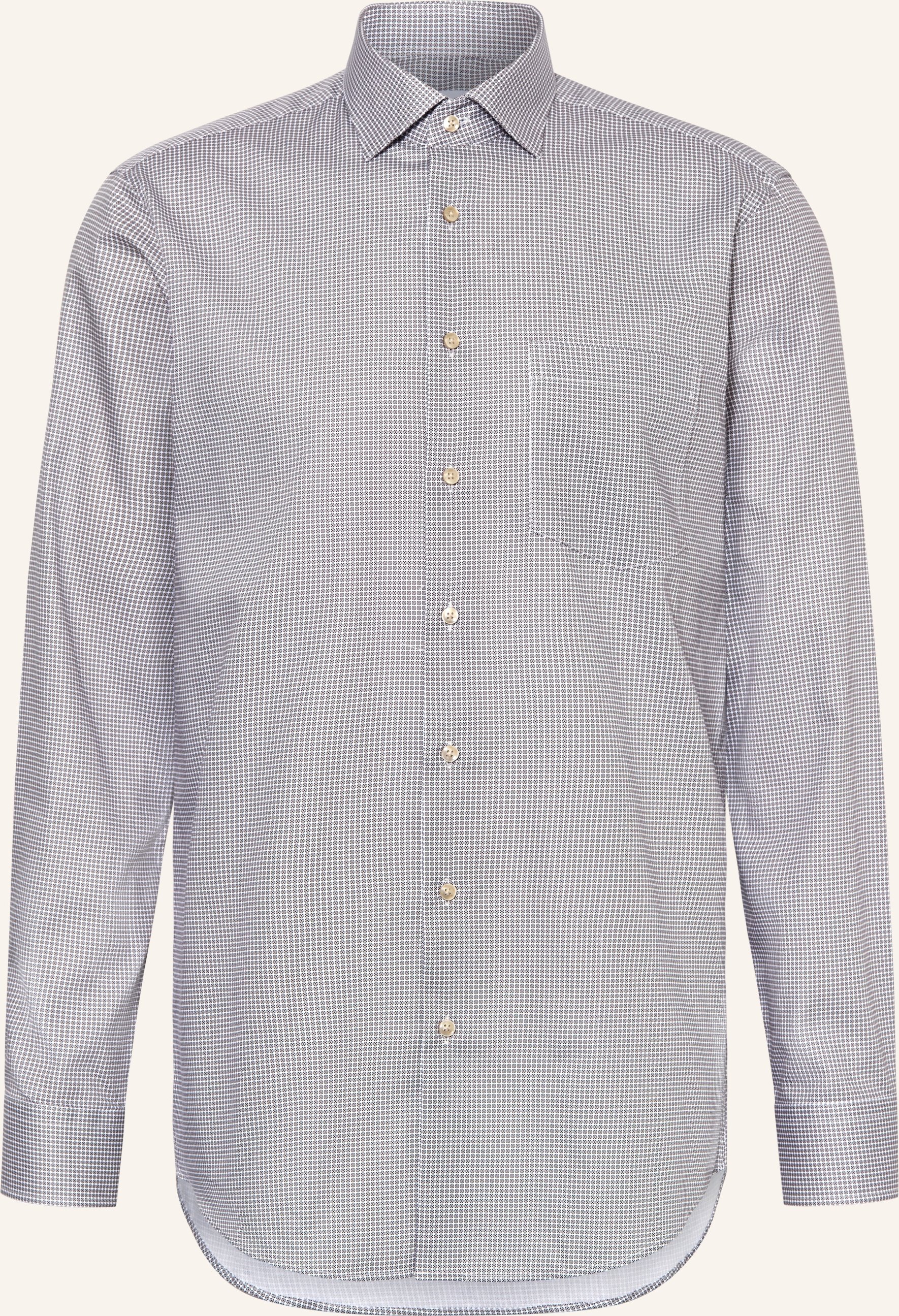 Seidensticker Hemd Regular Fit beige