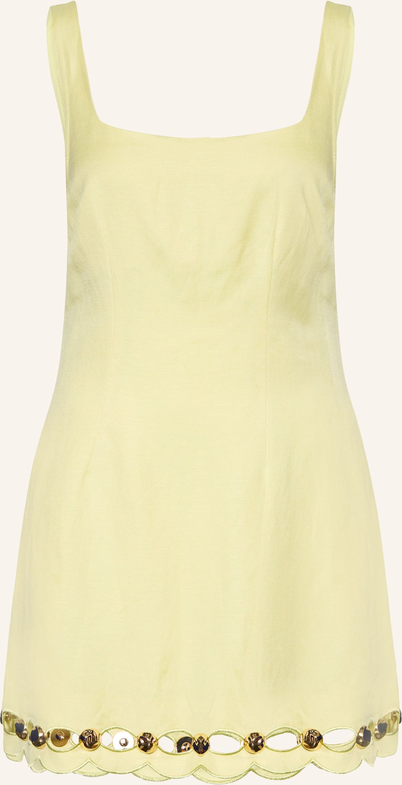 Simkhai Etuikleid Lindley Mit Leinen Und Nieten gruen