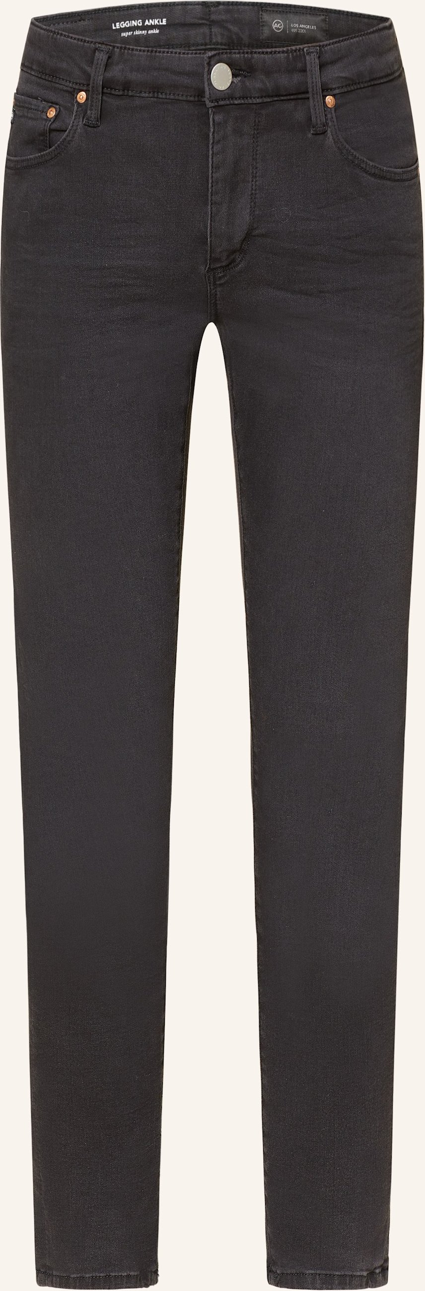 Ag Jeans Skinny Jeans Legging Ankle schwarz
