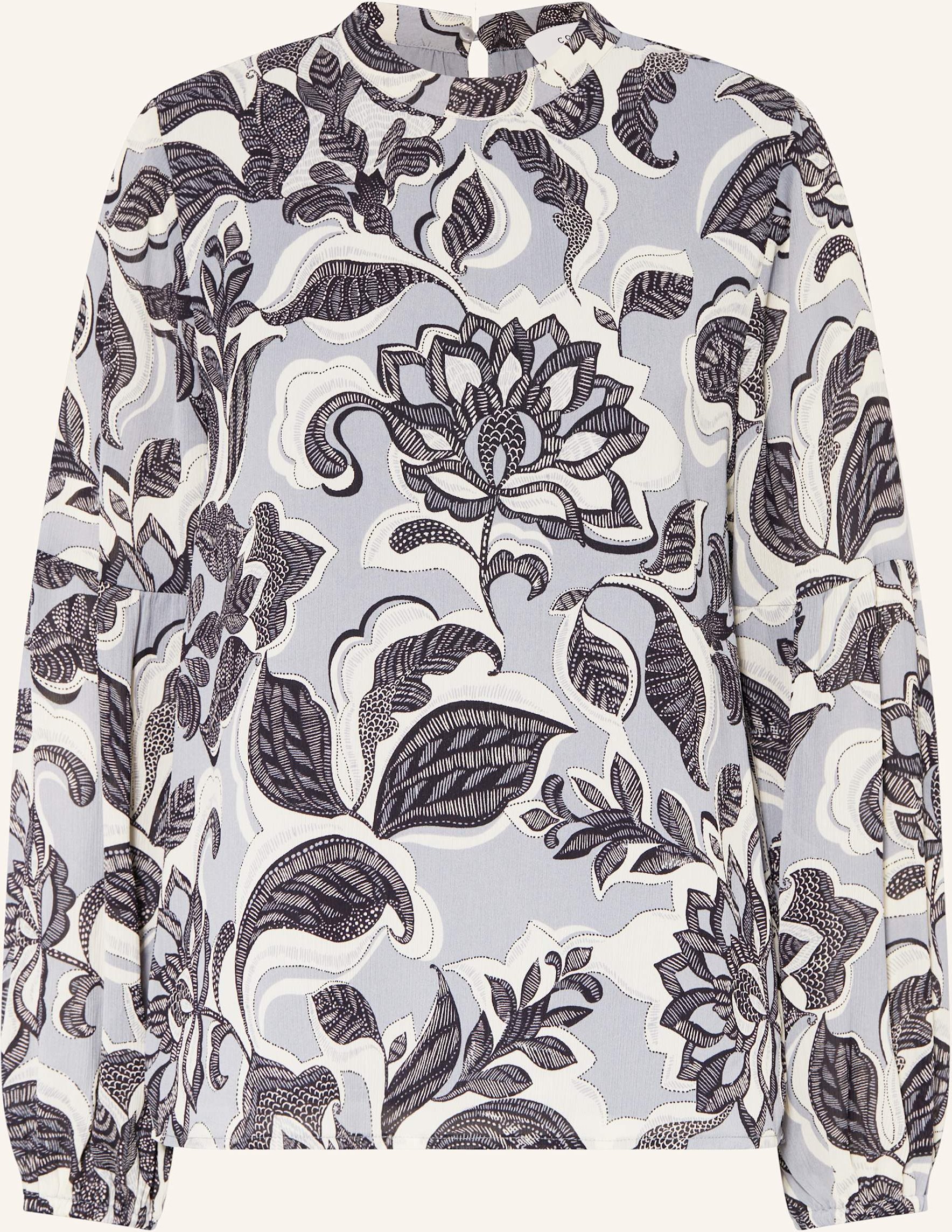 Comma Blusenshirt blau