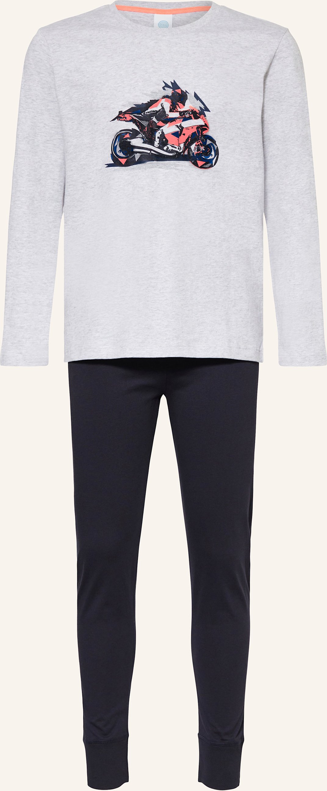 Sanetta Schlafanzug grau