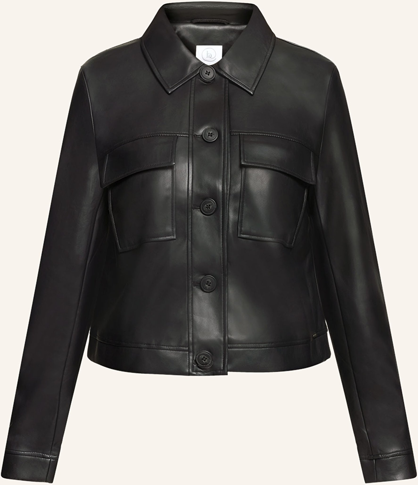 Betty&Co Jacke In Lederoptik schwarz