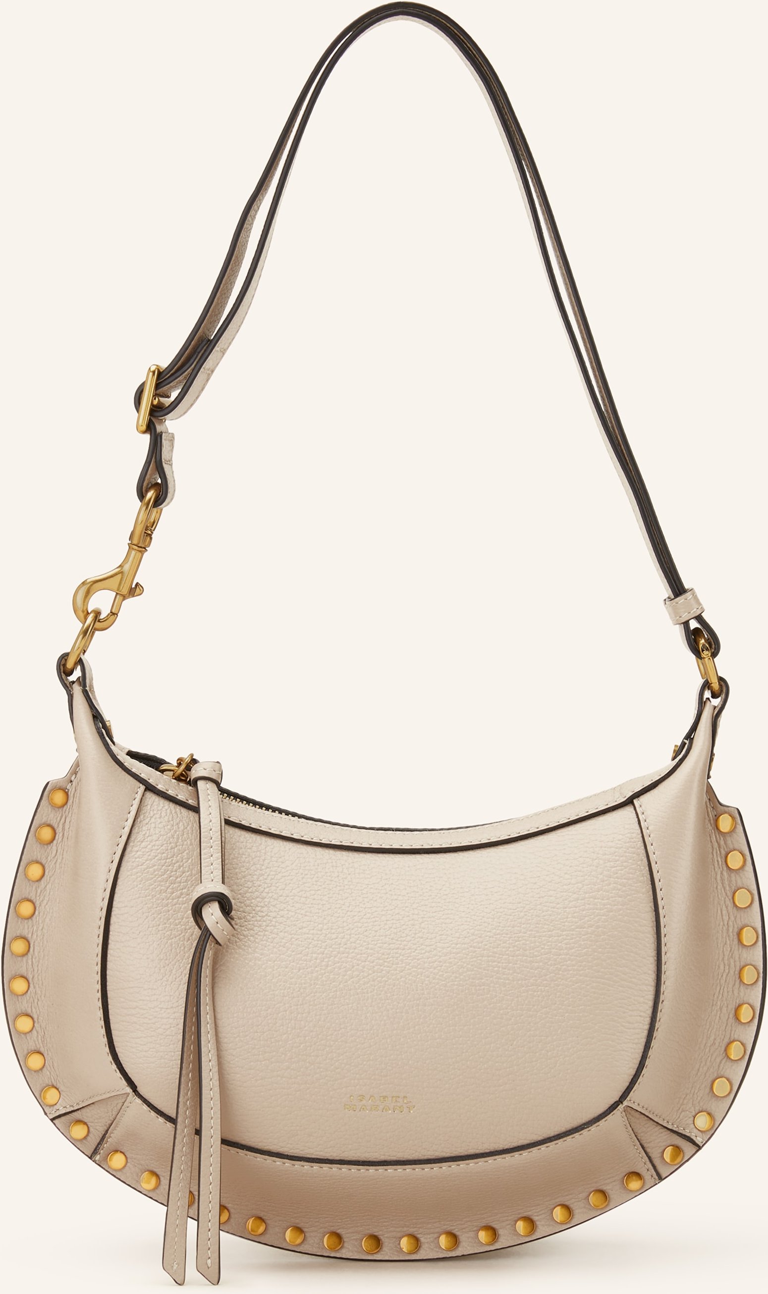 Thumbnail - Isabel Marant Schultertasche Oskan Moon beige