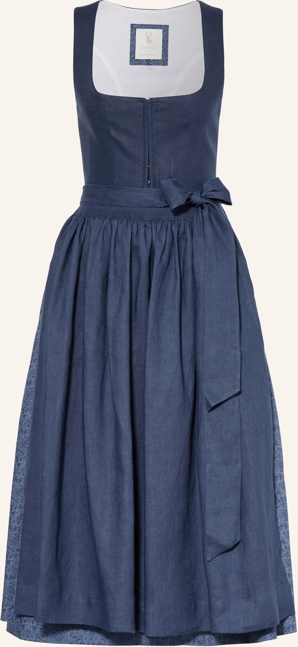 Johann & Johanna Leinendirndl blau