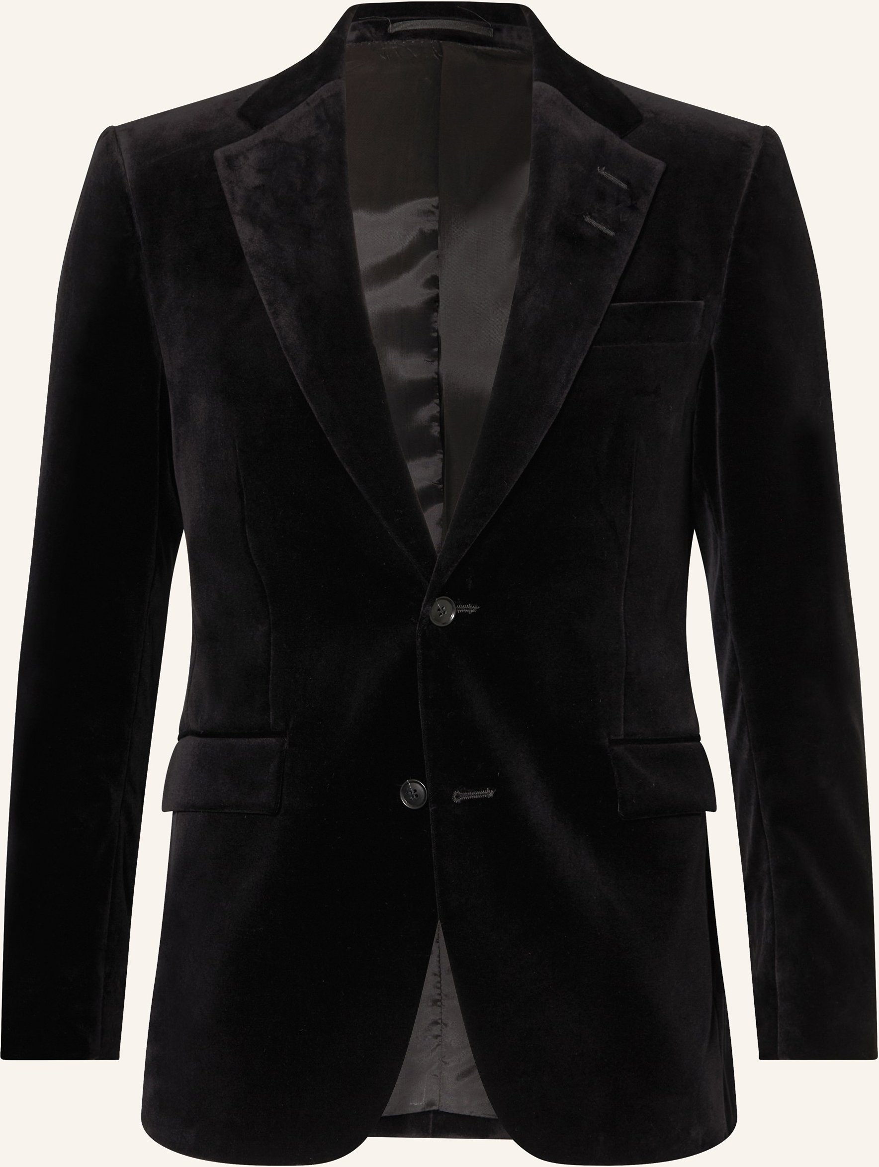 Tiger Of Sweden Samtsakko Ease Extra Slim Fit schwarz