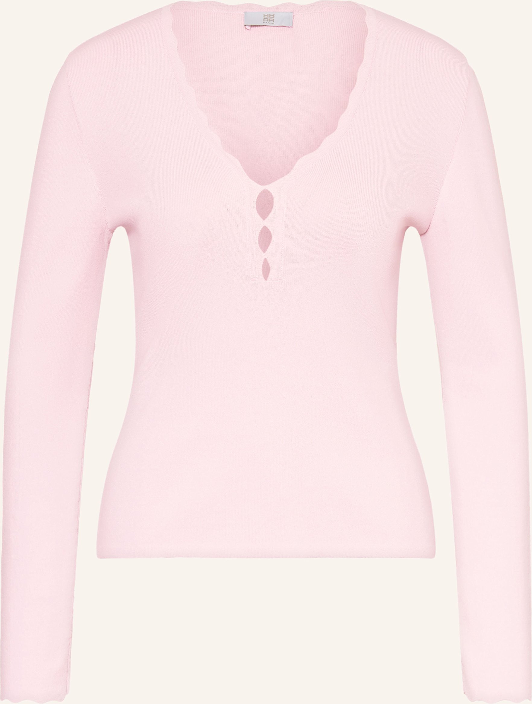 Riani Pullover Mit Cut-Outs rosa