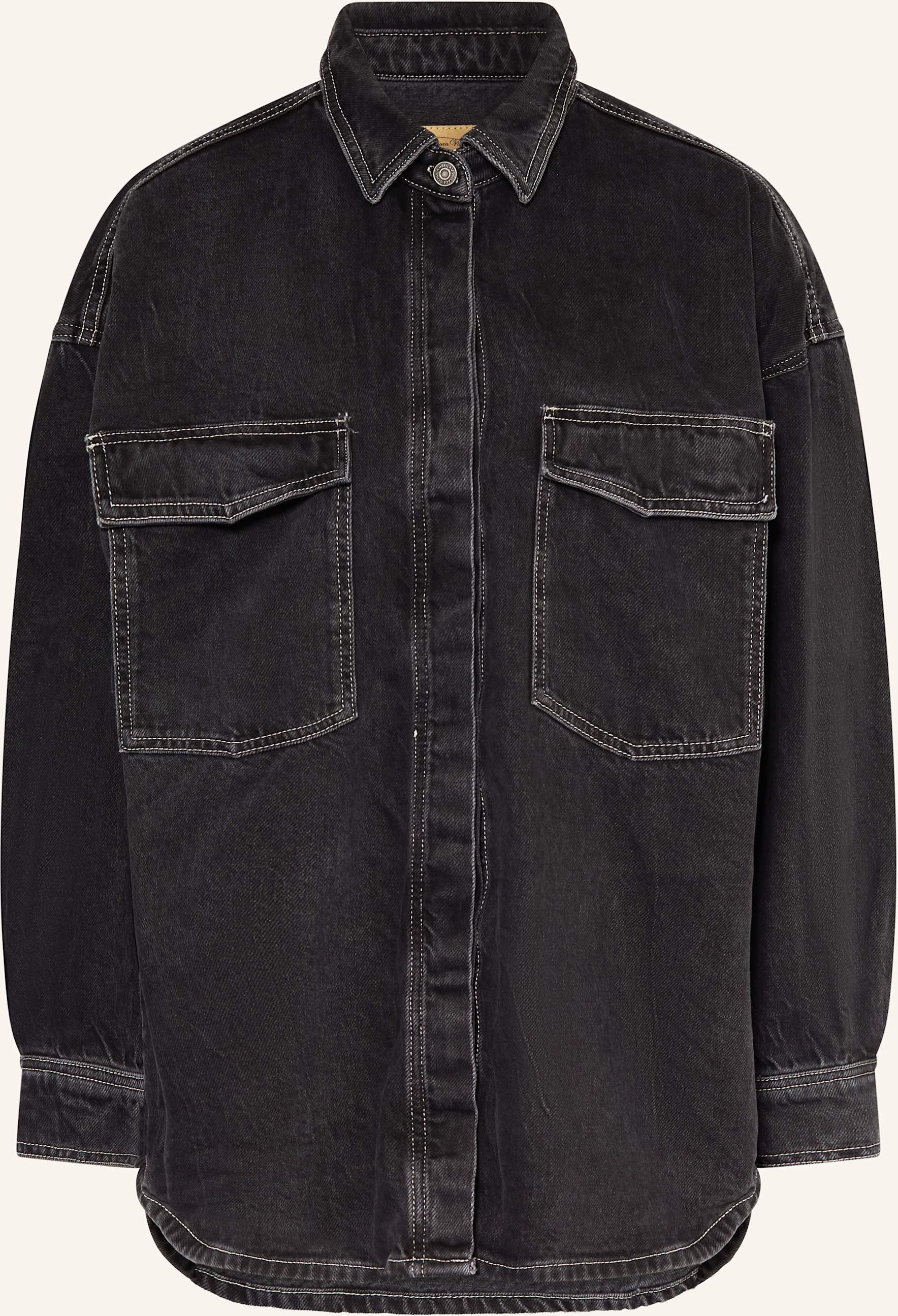 American Vintage Jeansjacke Yopday schwarz