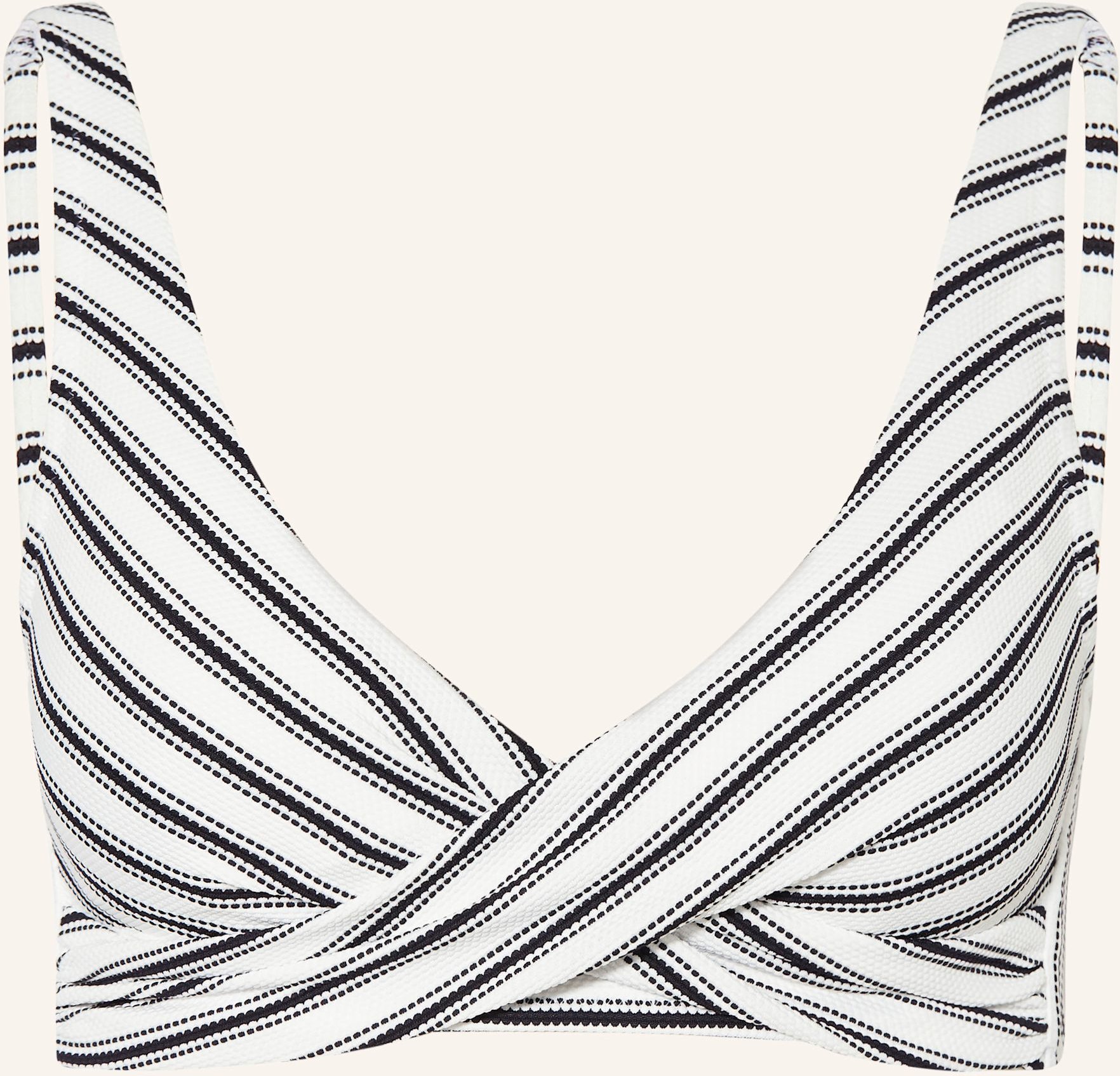 Watercult Bralette-Bikini-Top Seaside Splash weiss