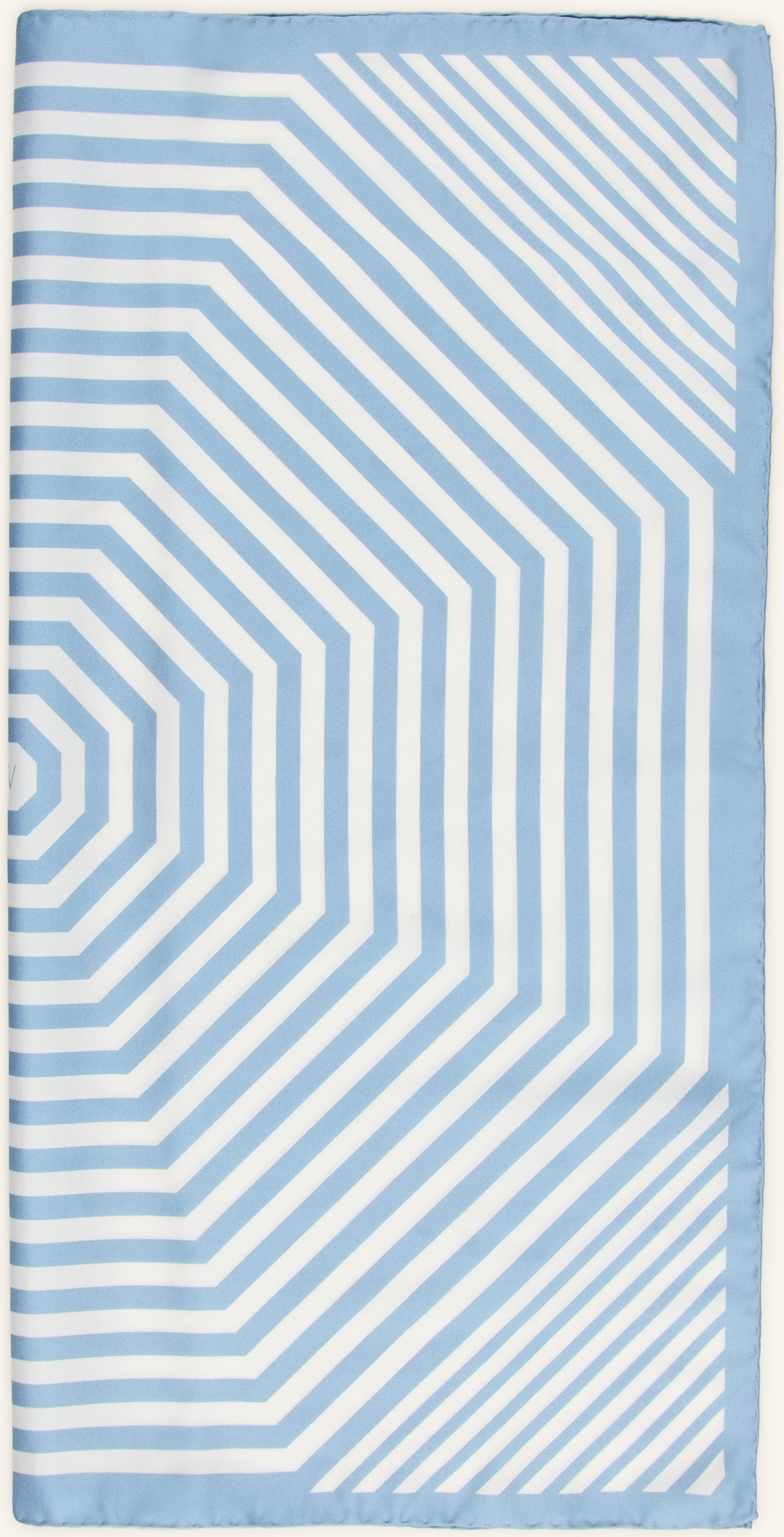 Windsor. Seidentuch blau