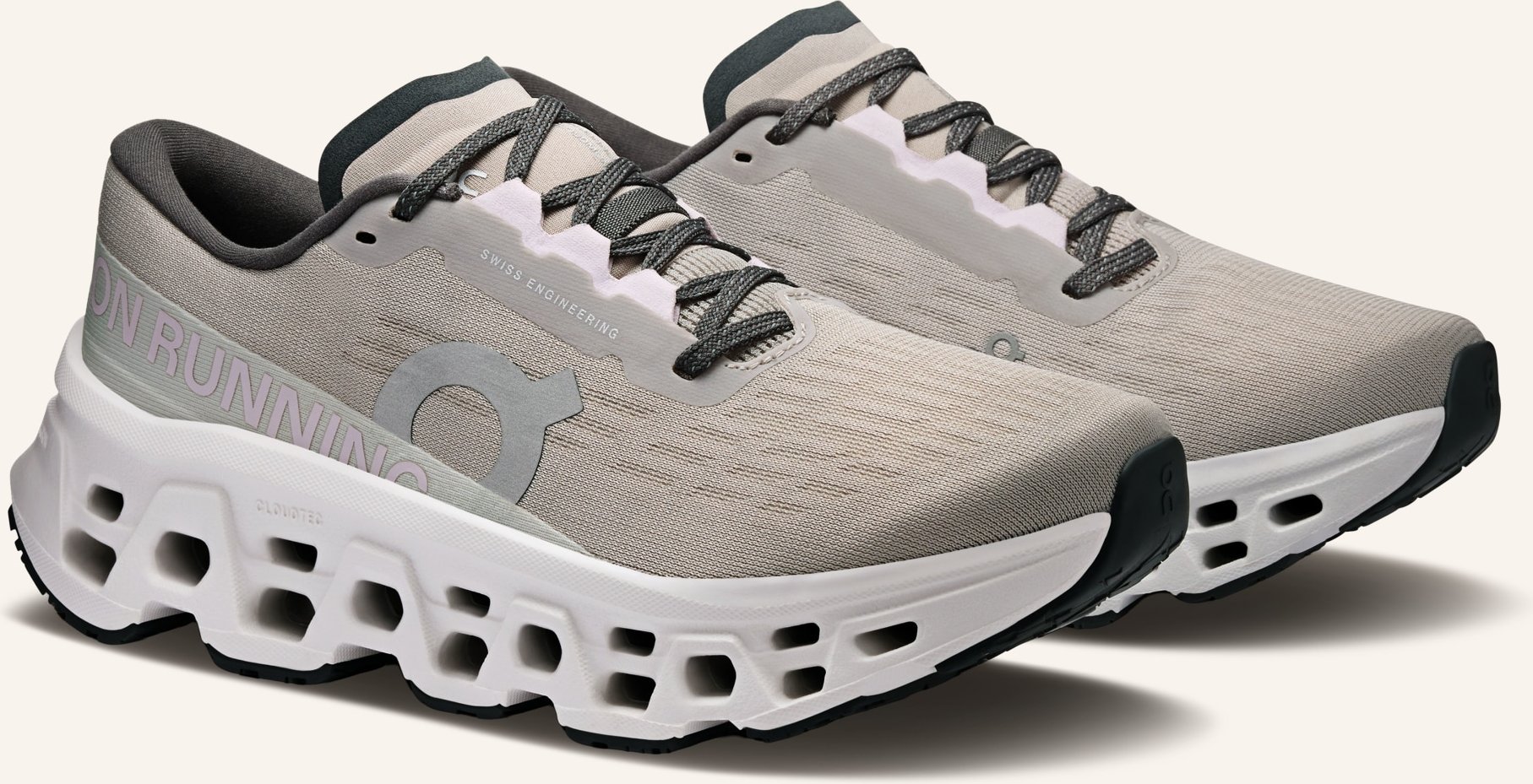 Thumbnail - On Laufschuhe Cloudmonster 3 beige