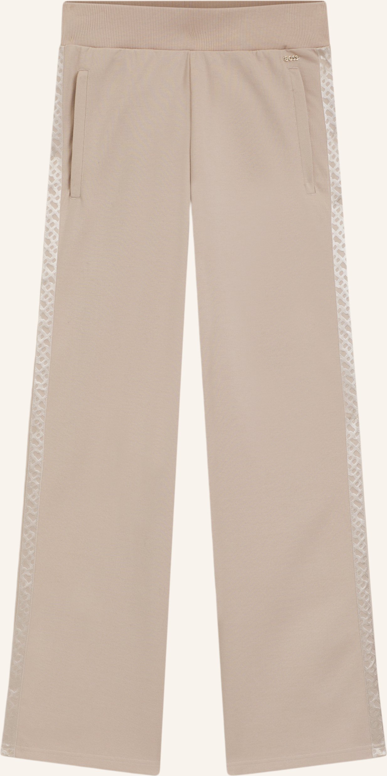 Boss Loungewear Unterteil B Texture_Pants beige