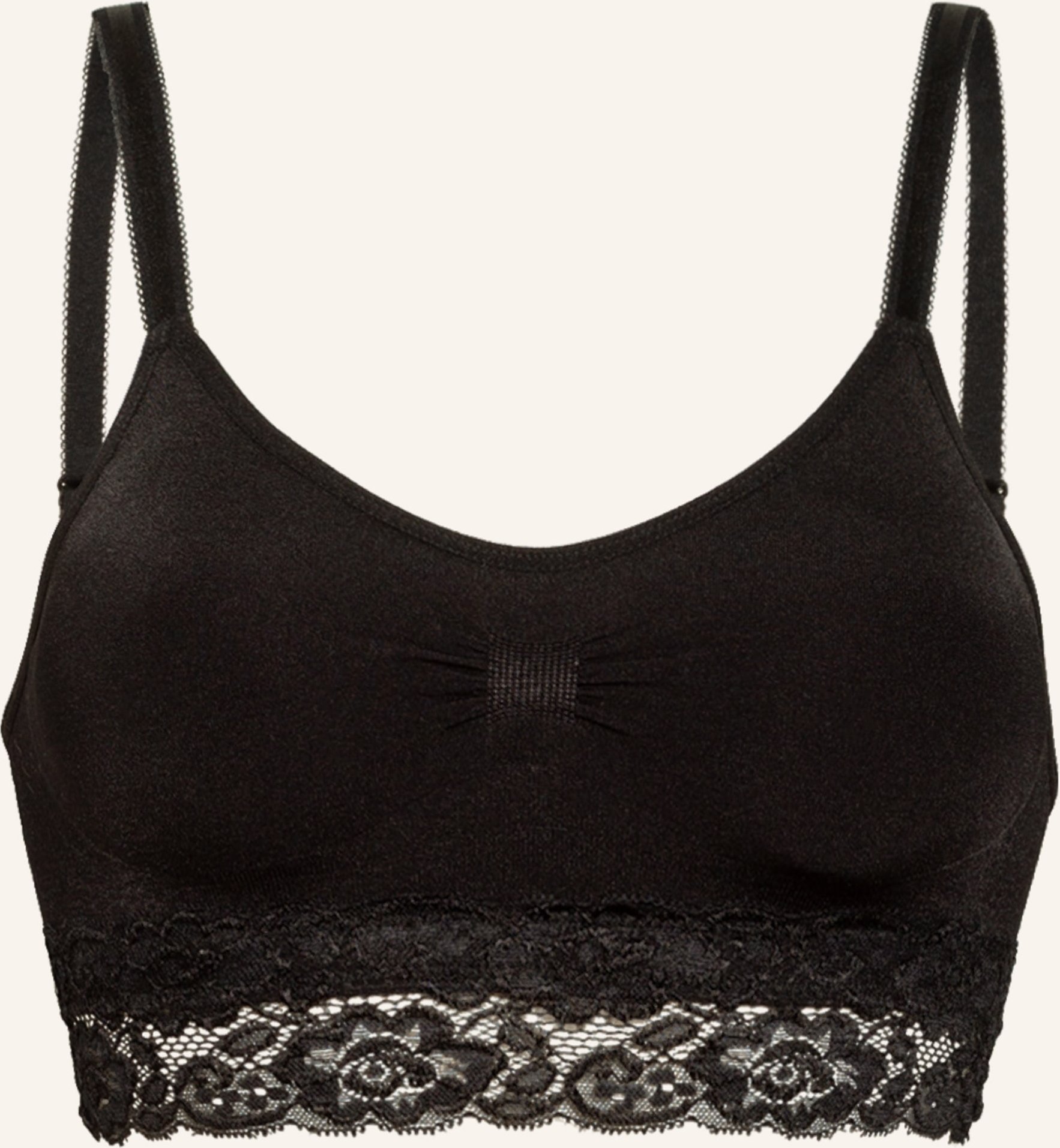 Thumbnail - Magic Bodyfashion Bustier Comfort Bra Spaghetti Lace schwarz